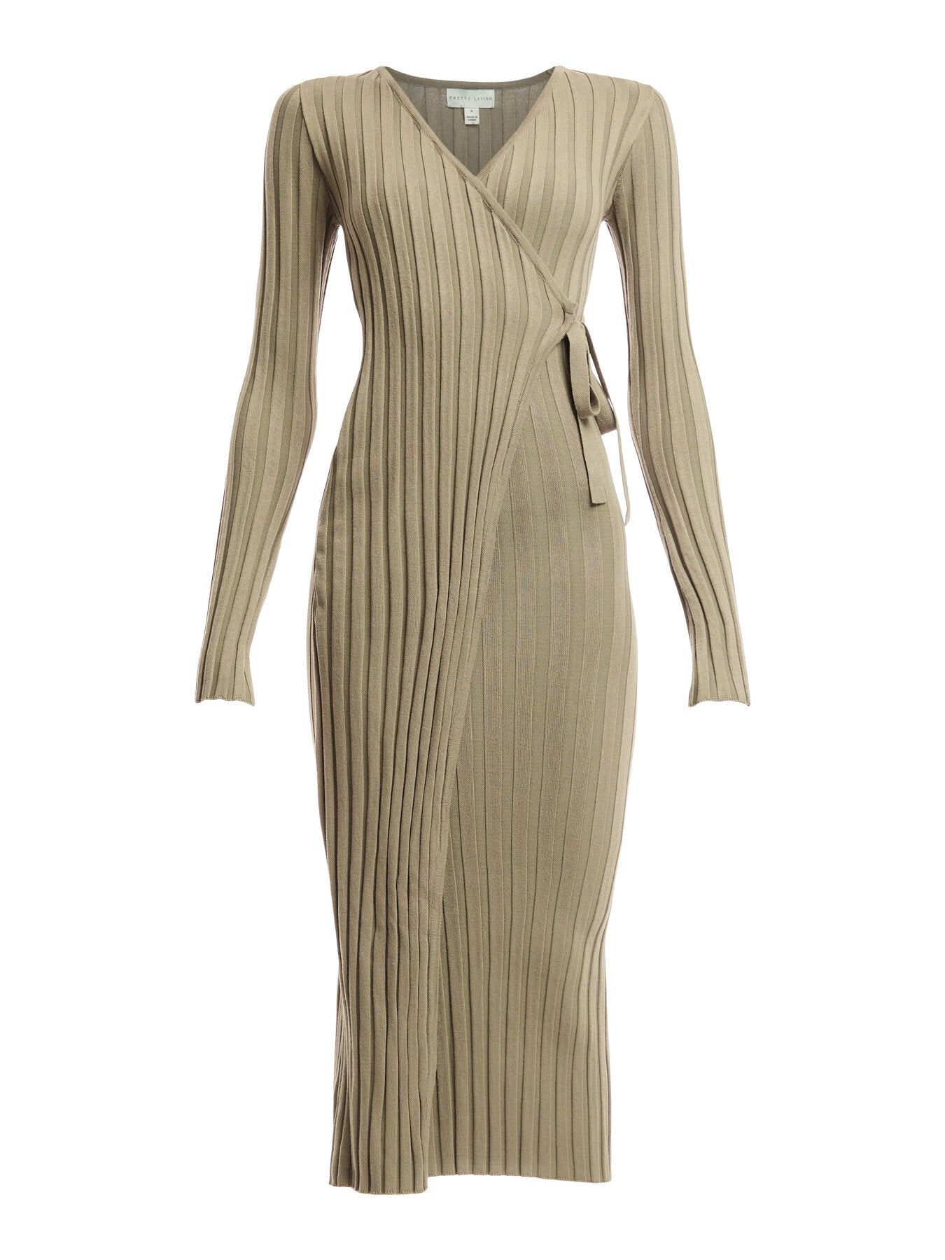 Vinnie Wrap Tie Midaxi Dress