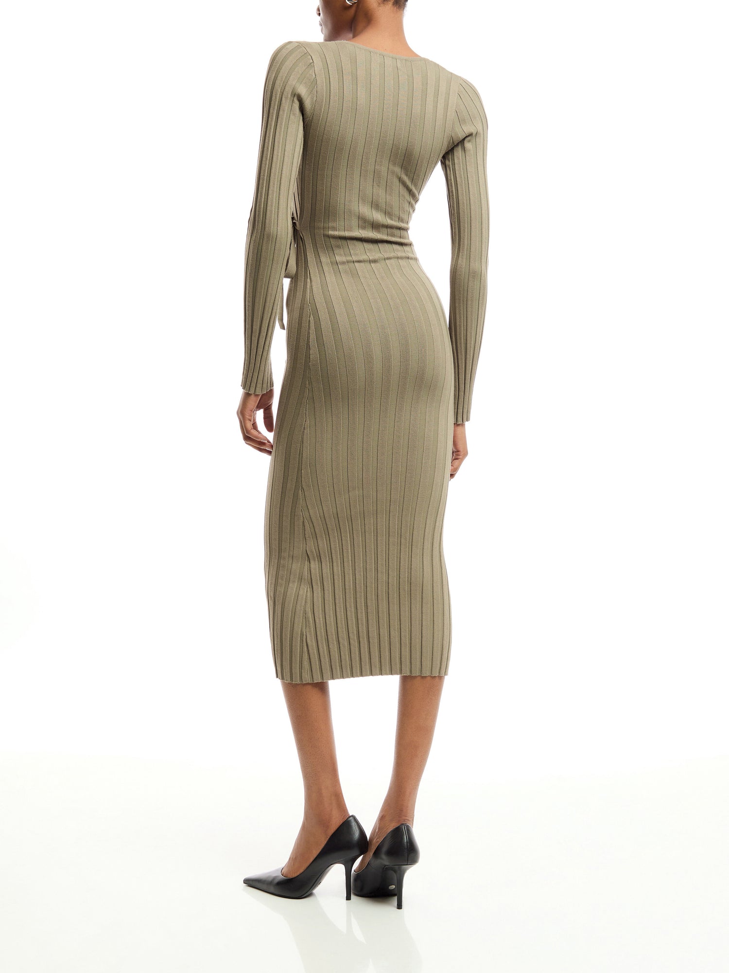 Vinnie Wrap Tie Midaxi Dress