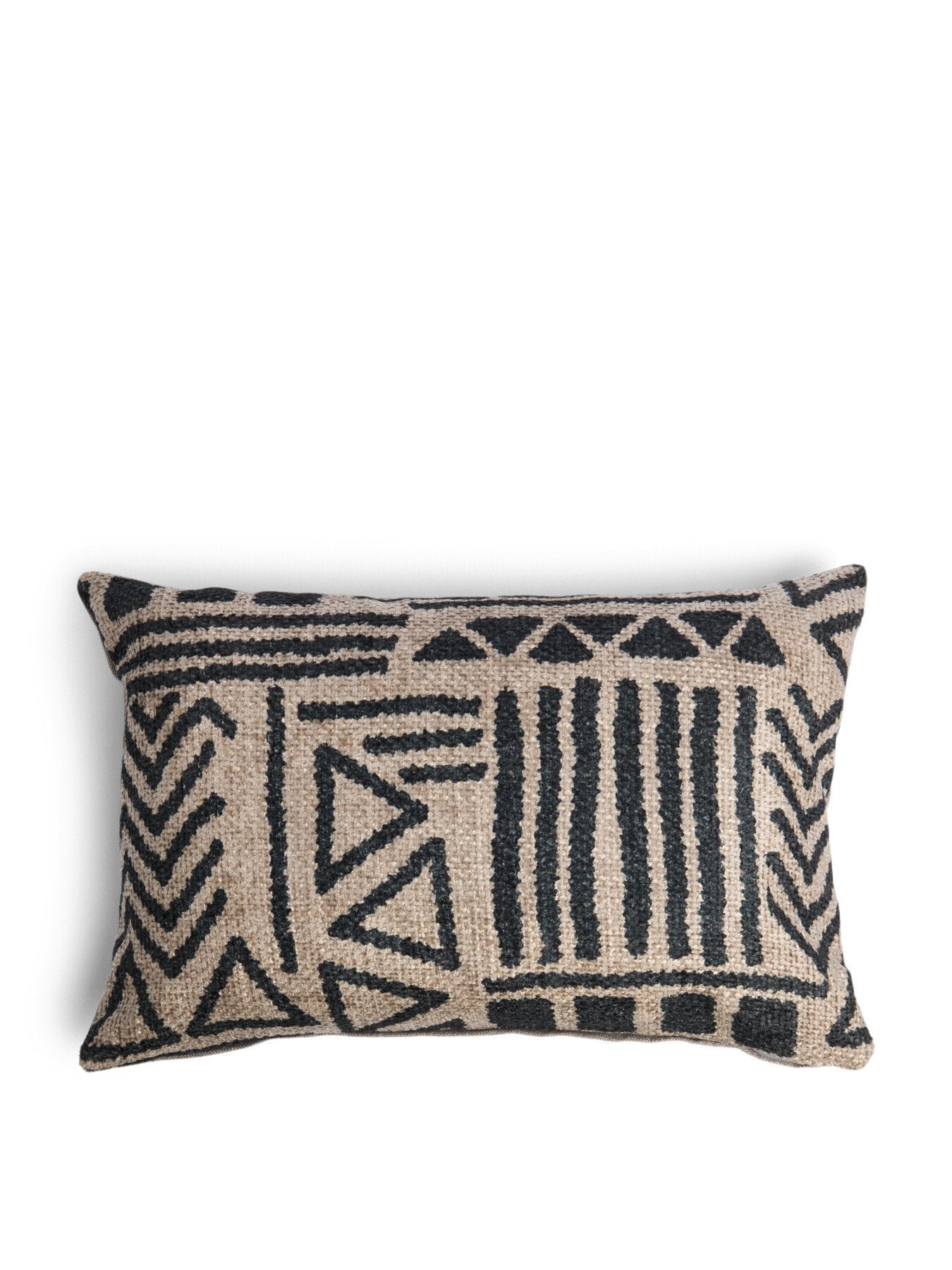 Black and White Aztec Filled Cushion