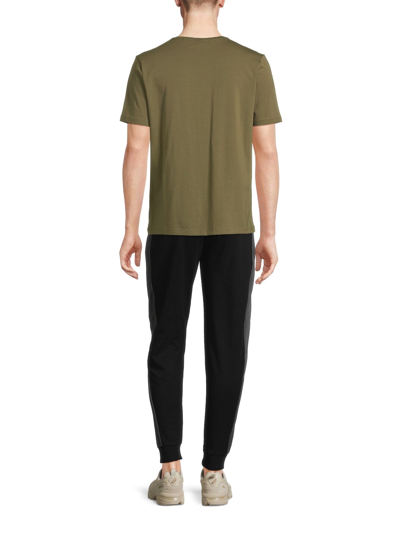 Stretch Cotton T-Shirt With Embroidered Logo