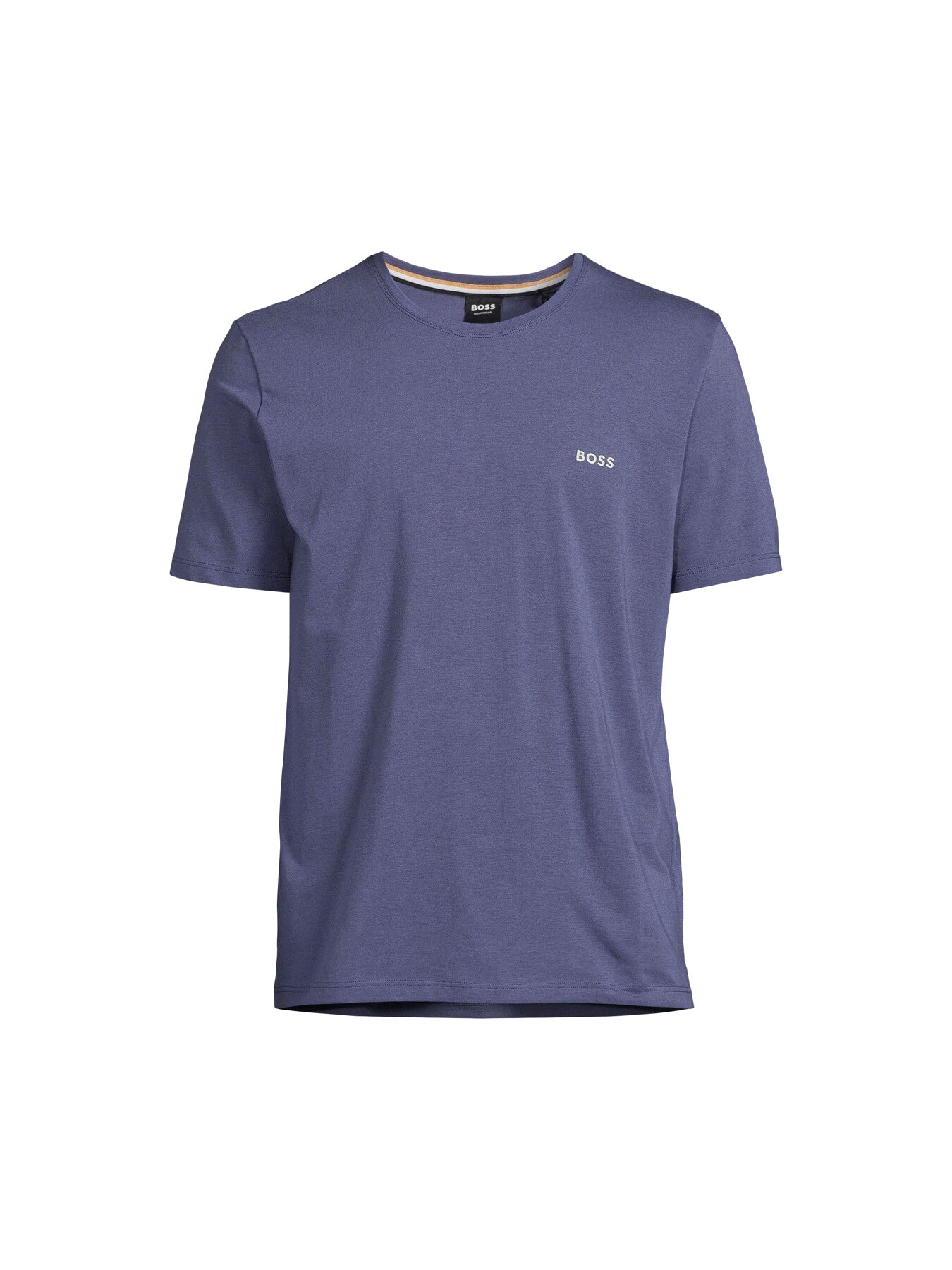 Stretch Cotton T-Shirt With Embroidered Logo