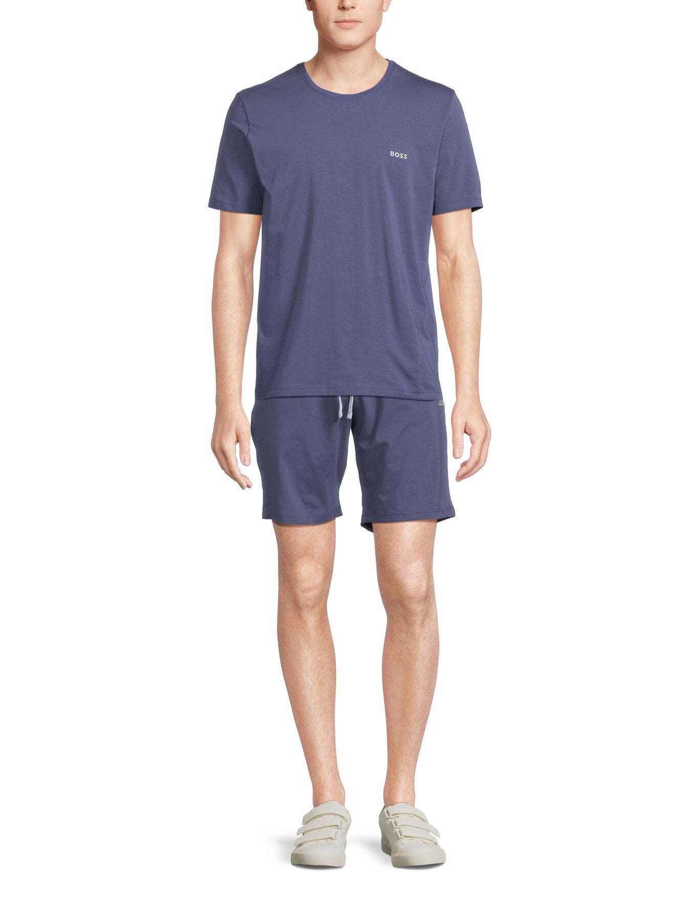Stretch Cotton T-Shirt With Embroidered Logo