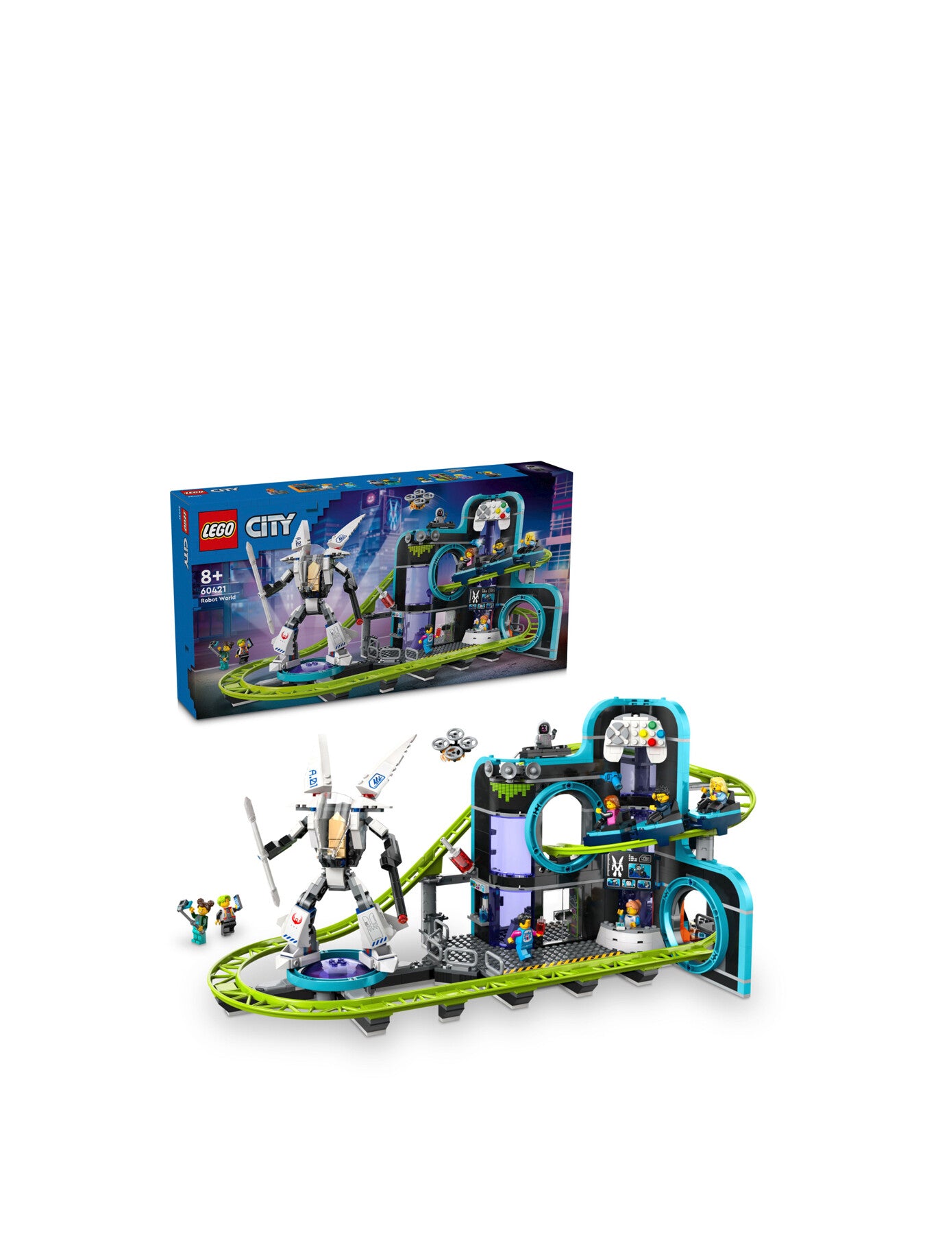 Fenwick: LEGO Robot World Roller Coaster Park Set