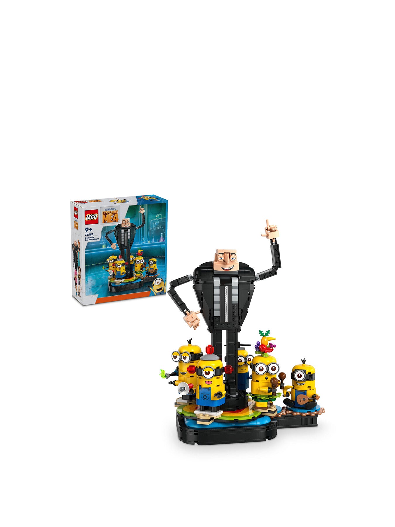 Brick-Built Gru and Minions 75582