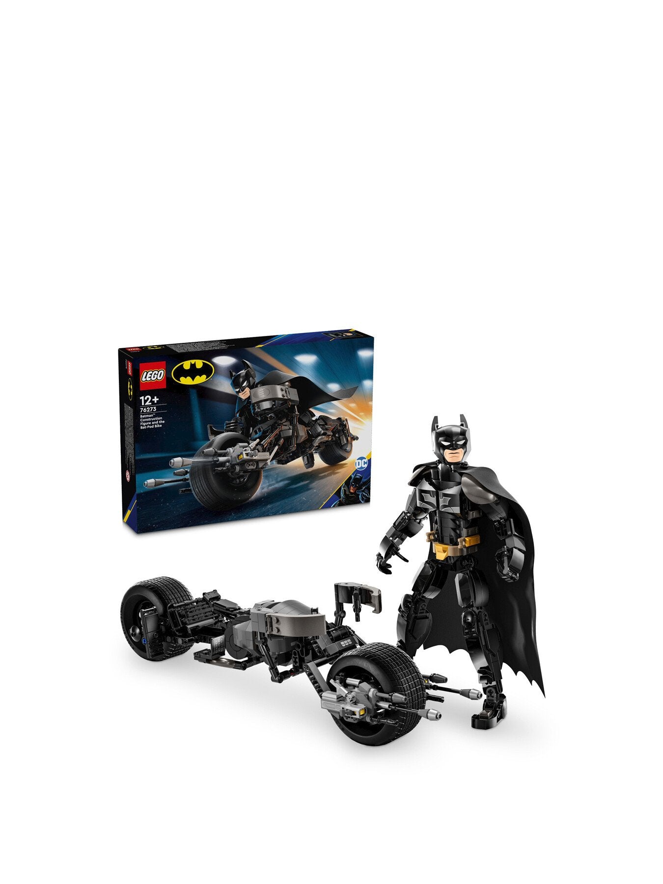 Batman™ Construction Figure and the Bat-Pod Bike