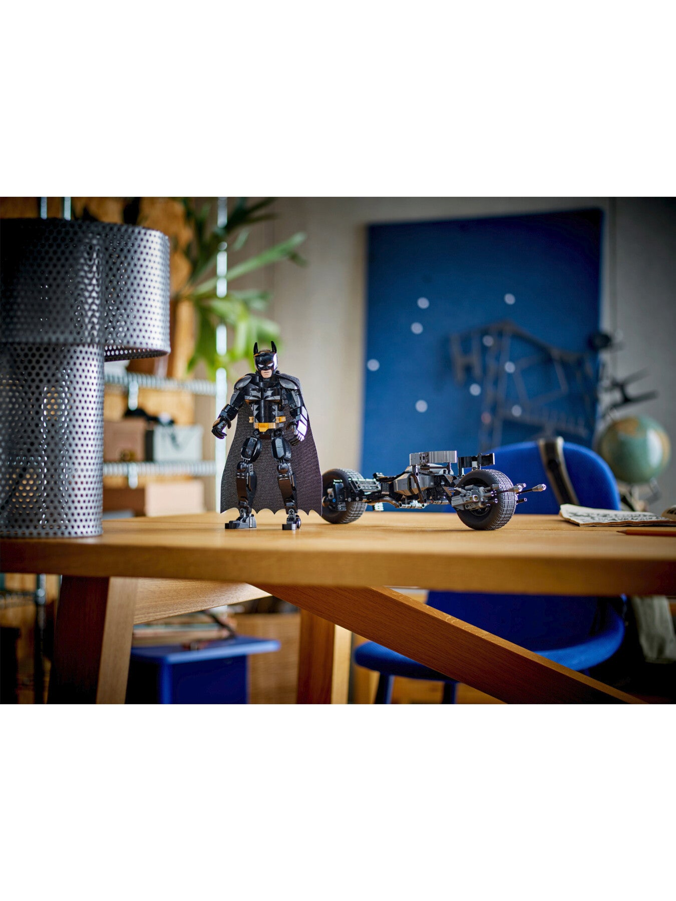 Batman™ Construction Figure and the Bat-Pod Bike