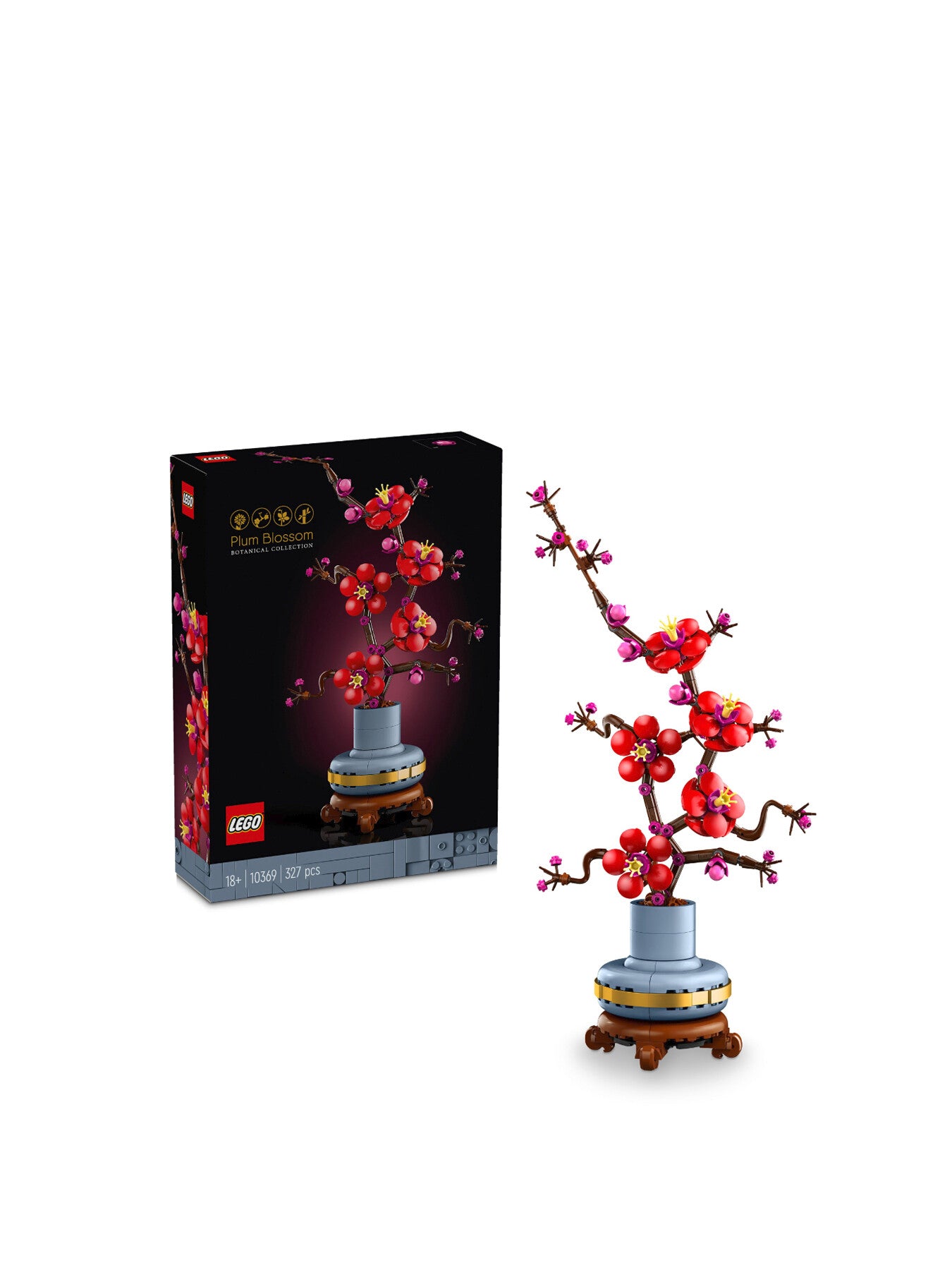 Icons Plum Blossom Flower Home Decor Set