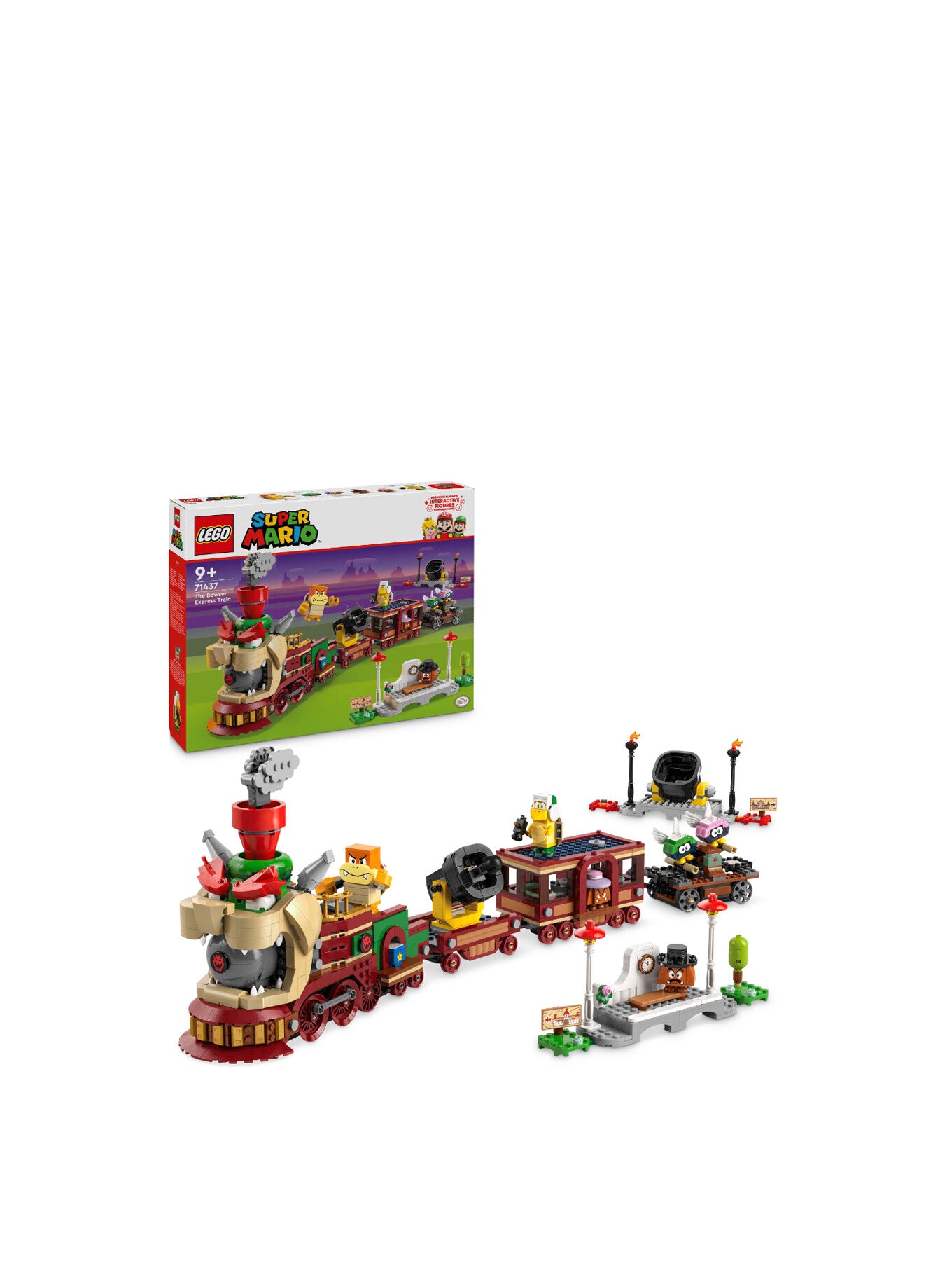 Super Mario The Bowser Express Train Set