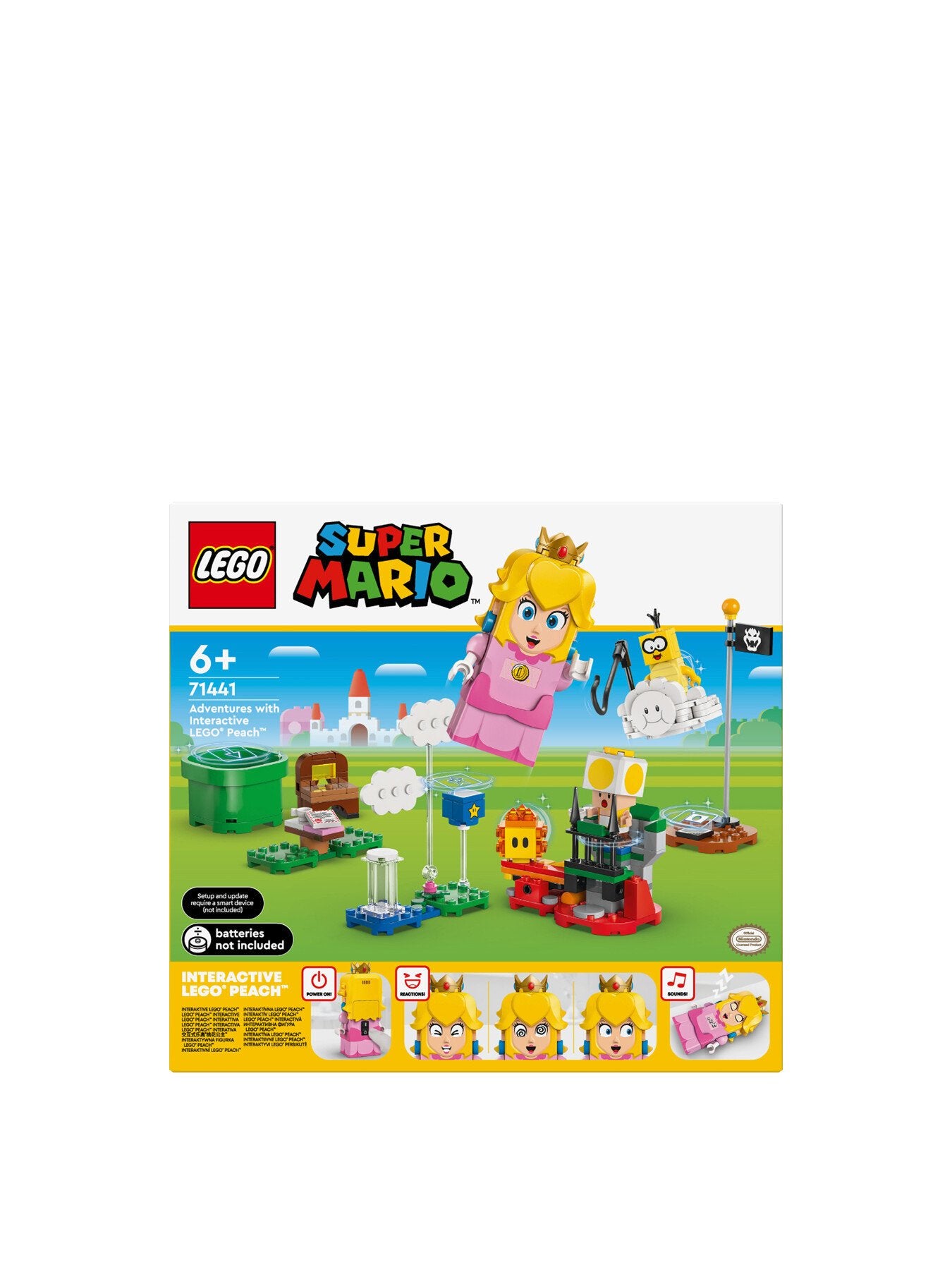 Super Mario Adventures with Interactive LEGO Peach