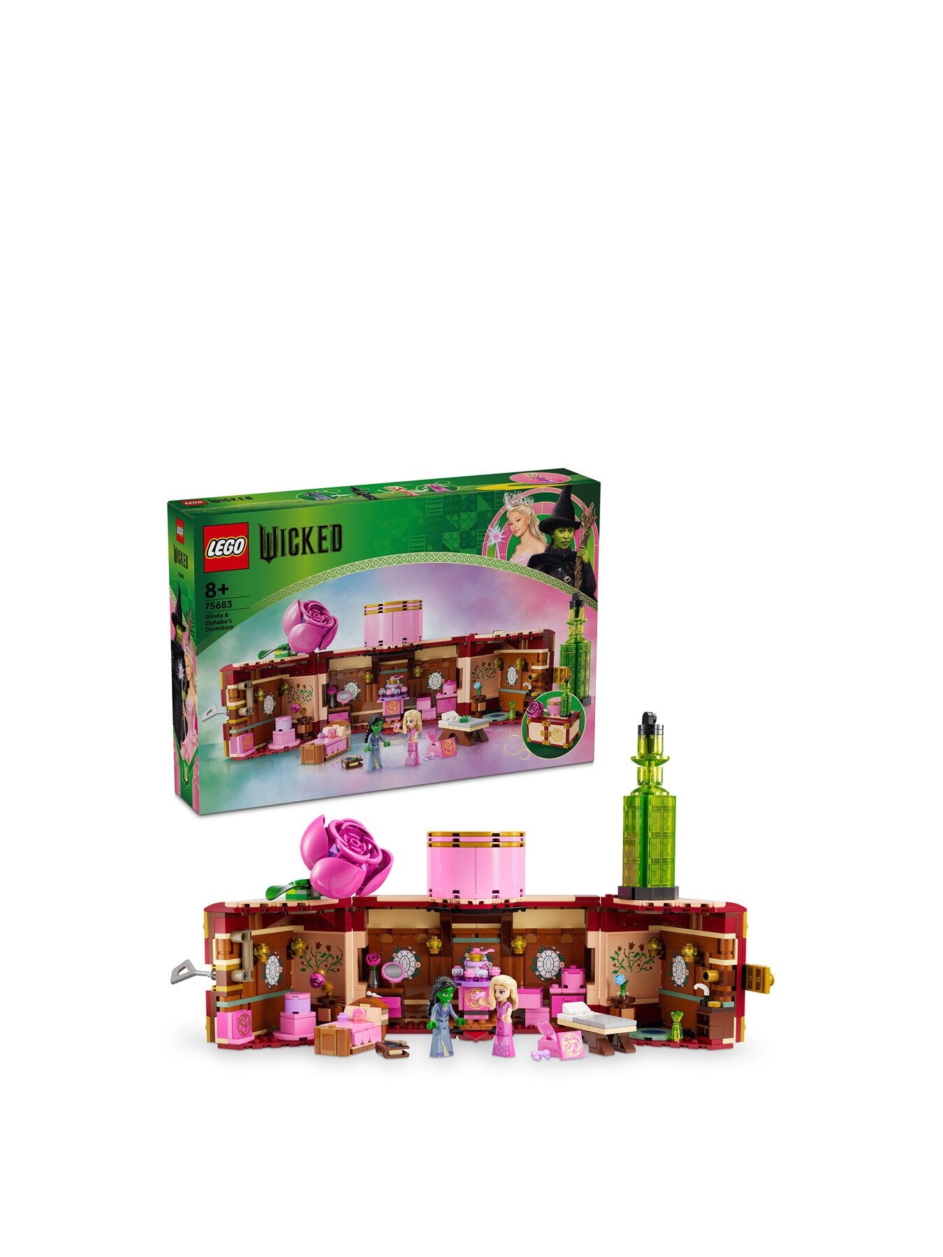 LEGO Wicked Glinda Elphaba’s Dormitory Movie Set 75683