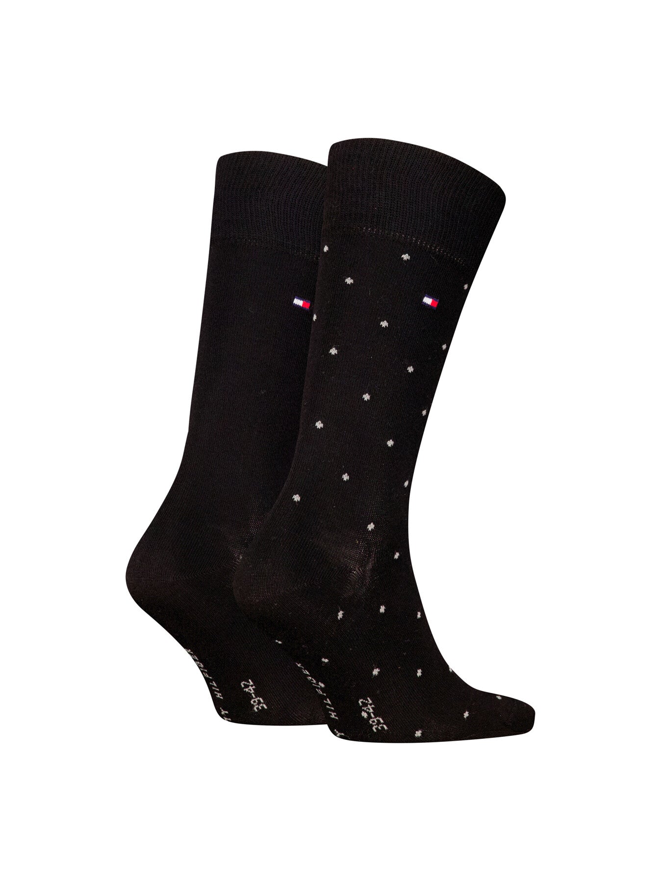 Two Pair Dot Logo Crew Socks