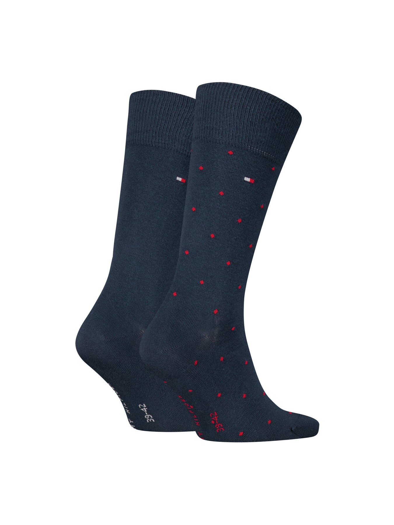 Two Pair Dot Logo Crew Socks