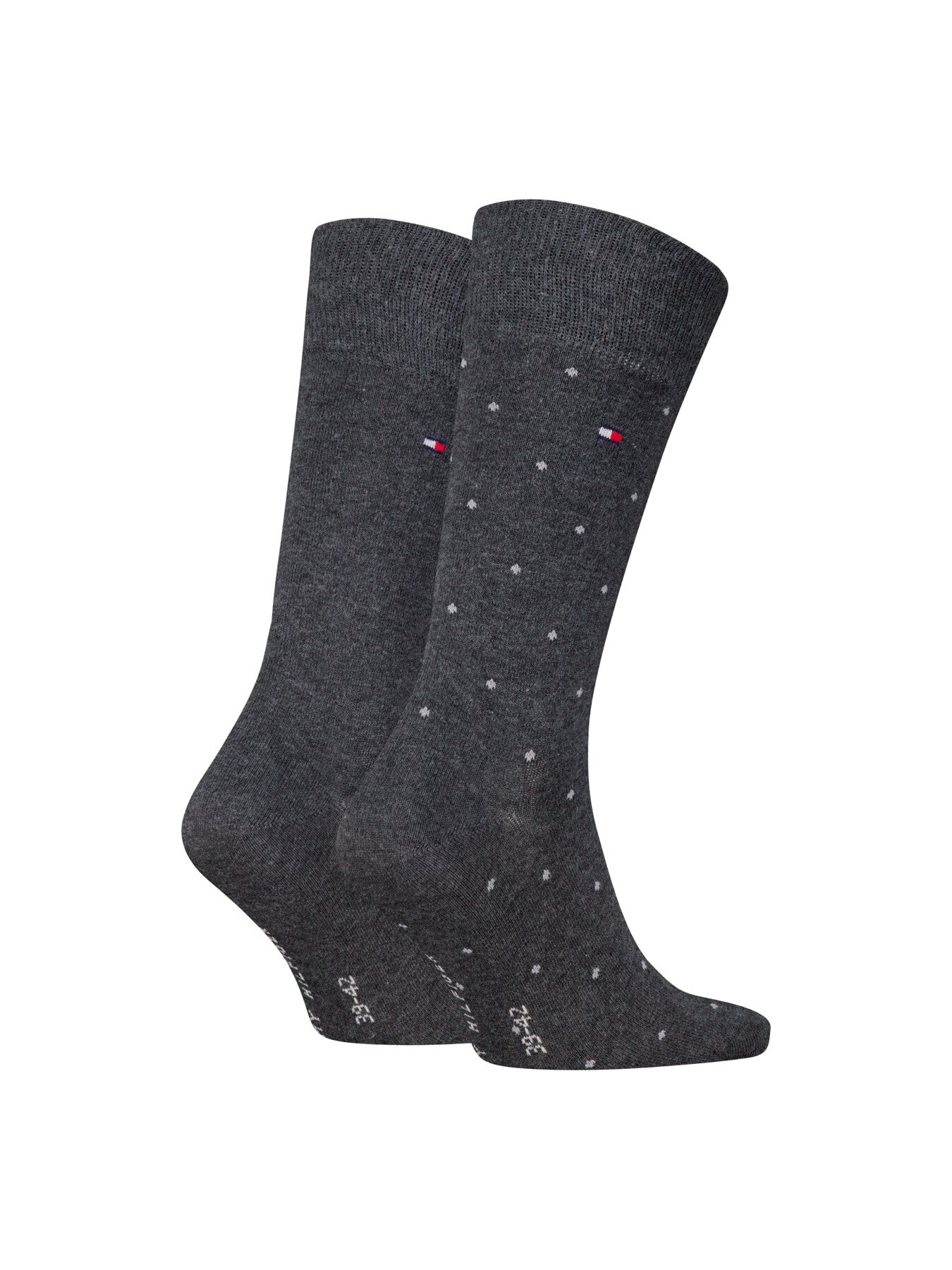 Two Pair Dot Logo Crew Socks