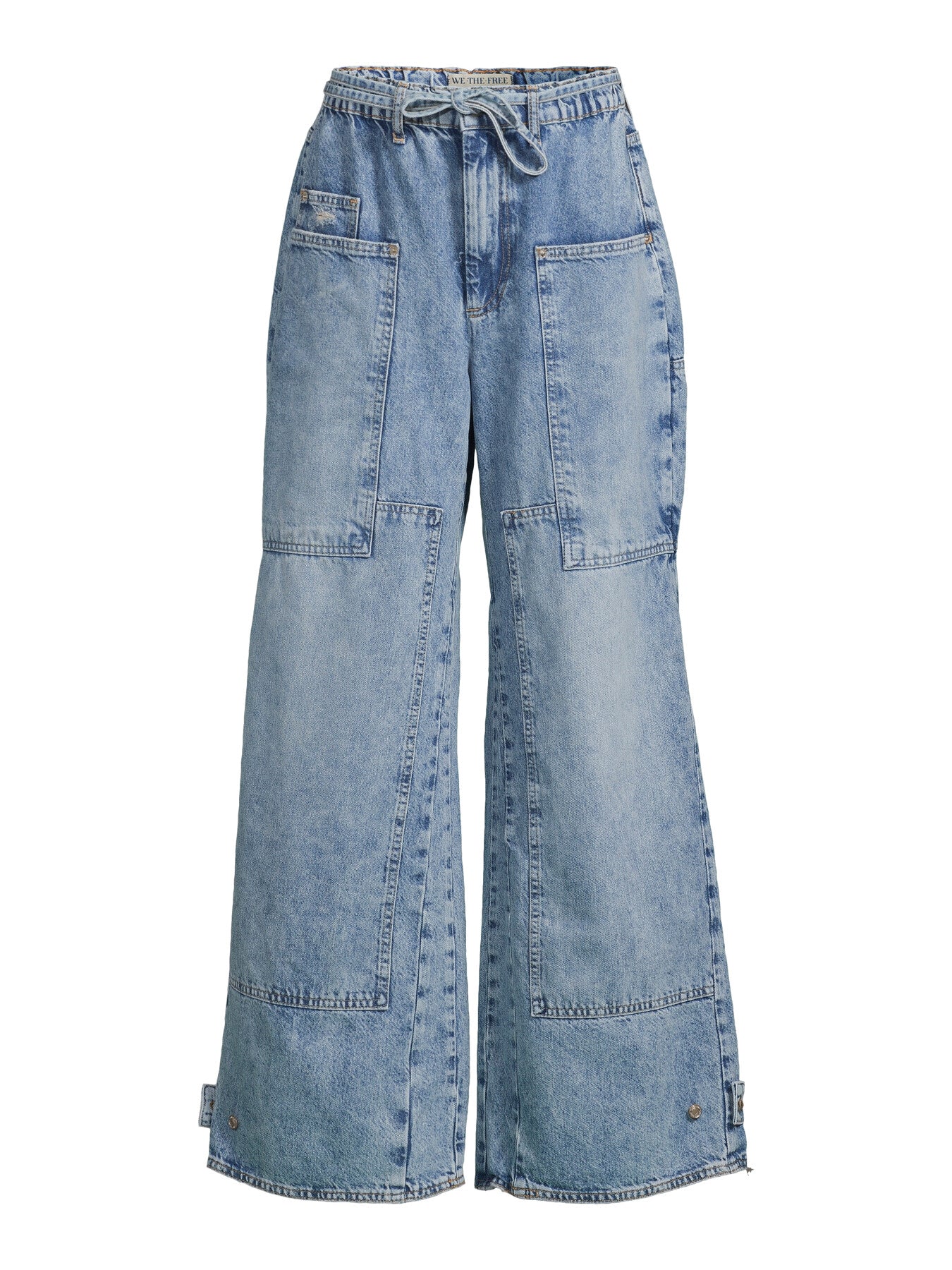 CRVY Outlaw Wide-Leg Jeans