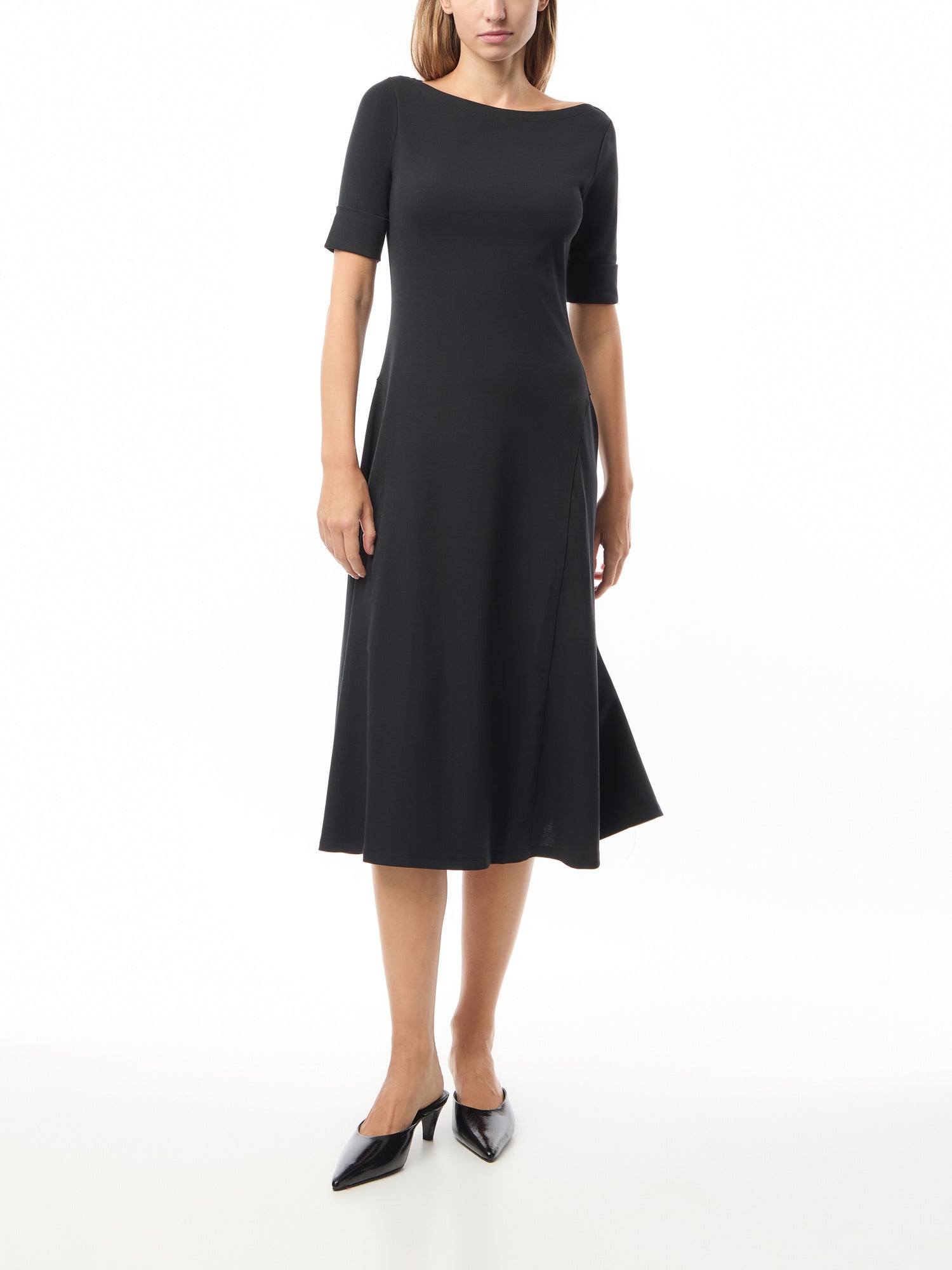 Munzie Elbow Sleeve Day Dress