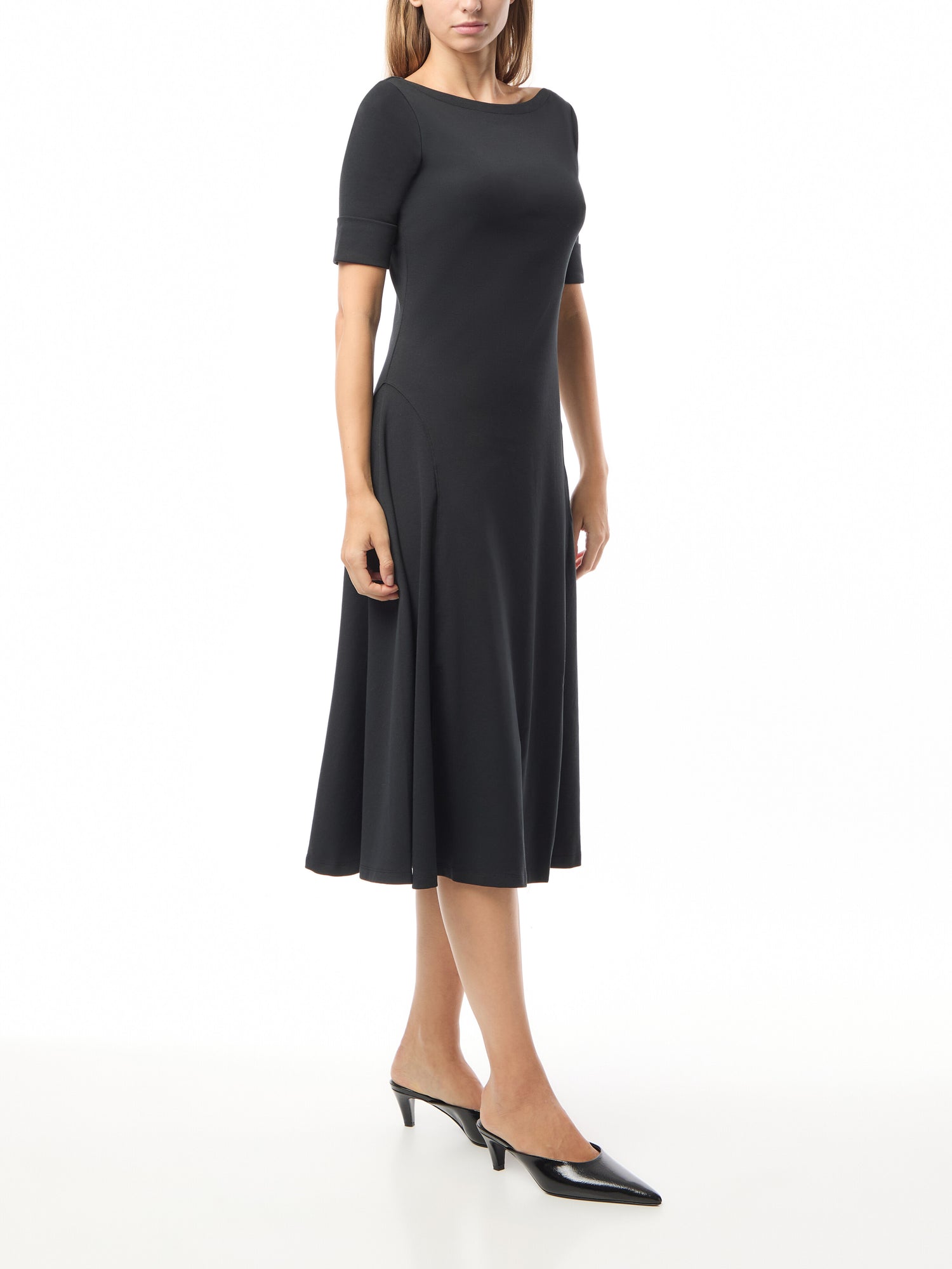 Munzie Elbow Sleeve Day Dress