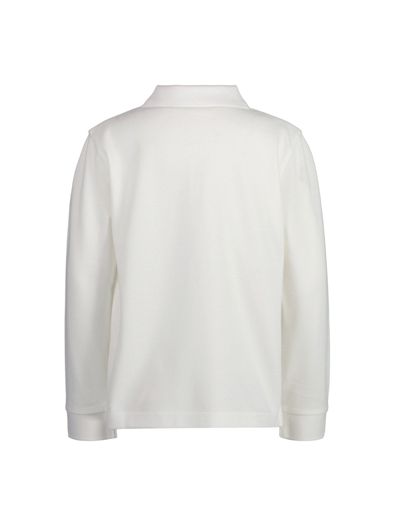 Kids Shield Long Sleeve Piqué Polo Shirt