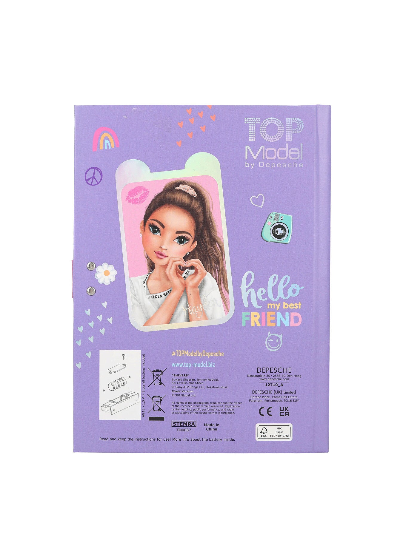 TOPModel Snap Shots Diary With Code And Sound