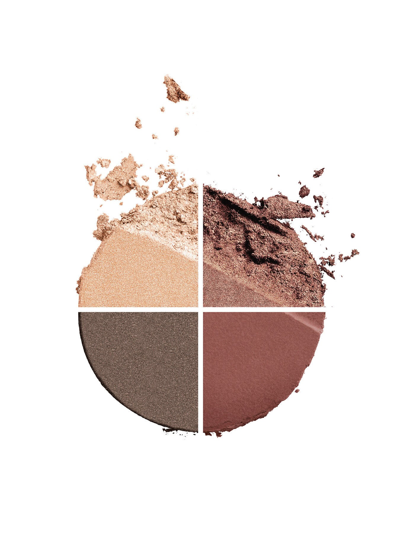 Ombre 4 Colour Eyeshadow Palette - 10 Smoked Plum Gradation