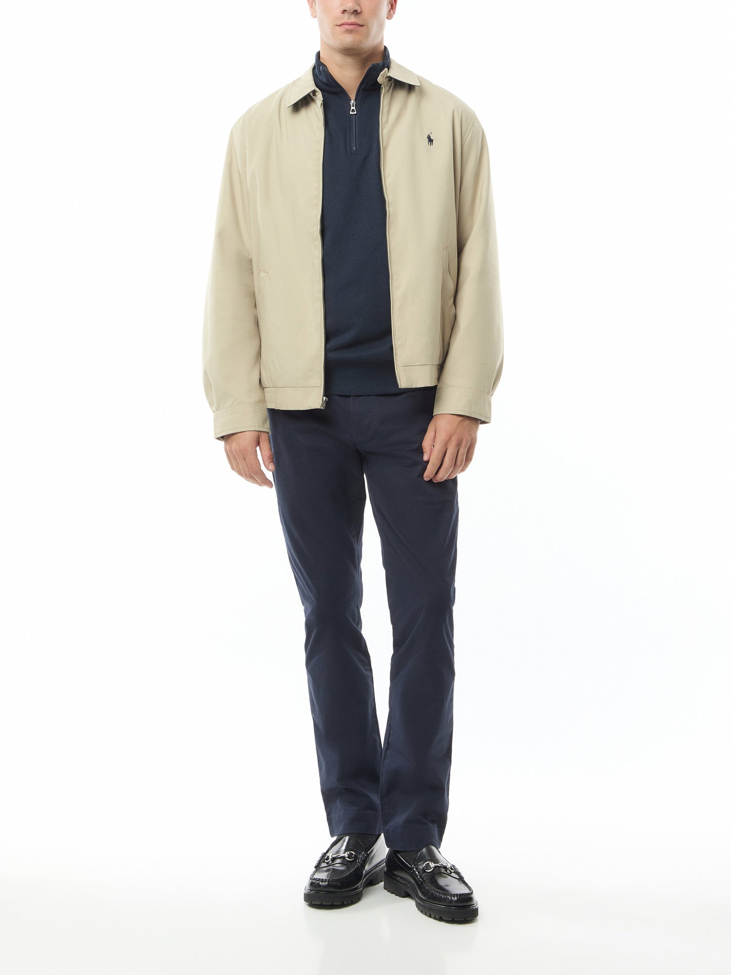 Double Knit Quarter Zip Sweatshirt