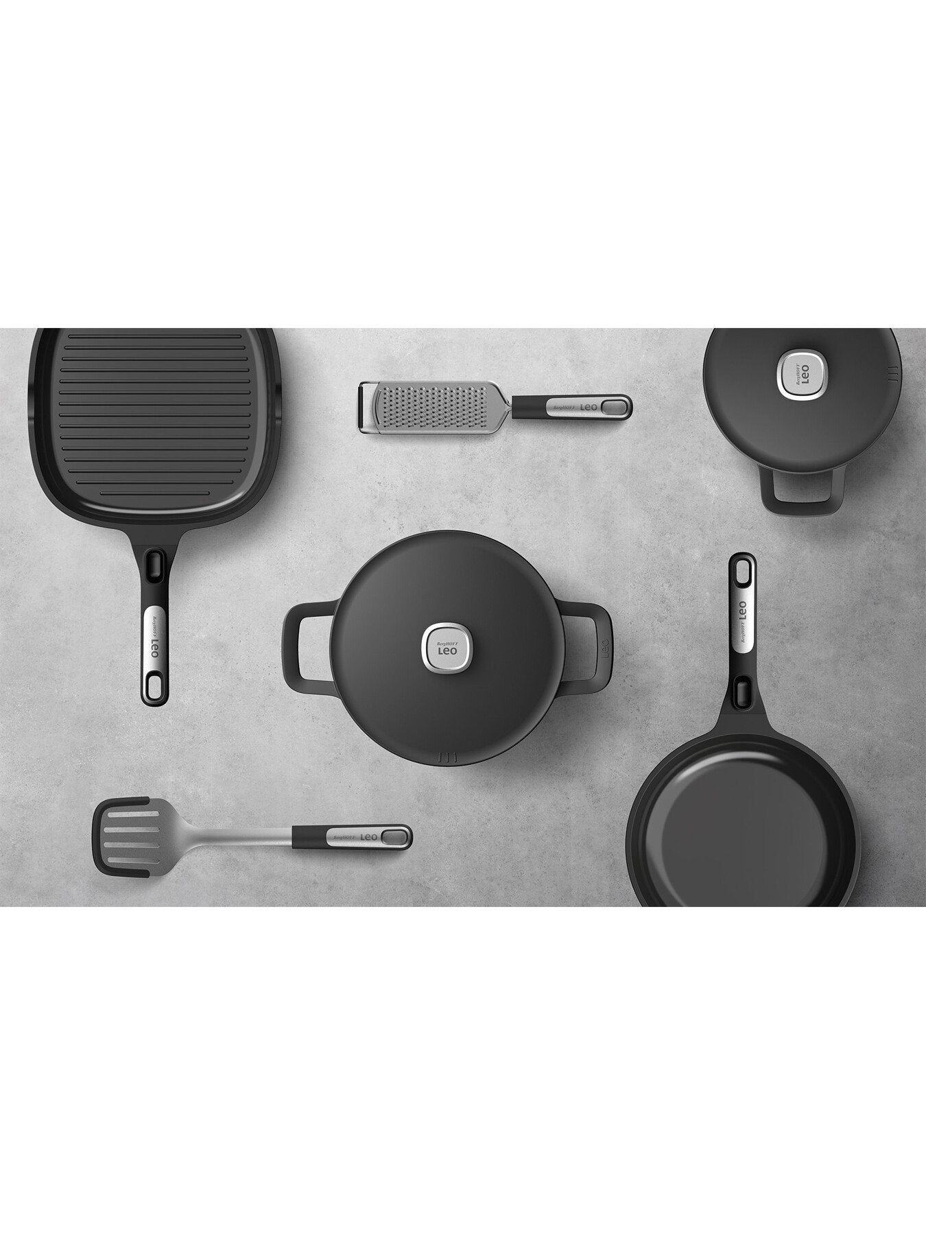 LEO Phantom Recycled Cast Aluminium Saucepan 2.0L