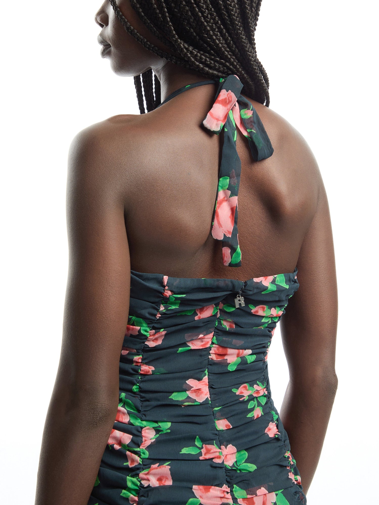 Chiffon Mini Strap Dress