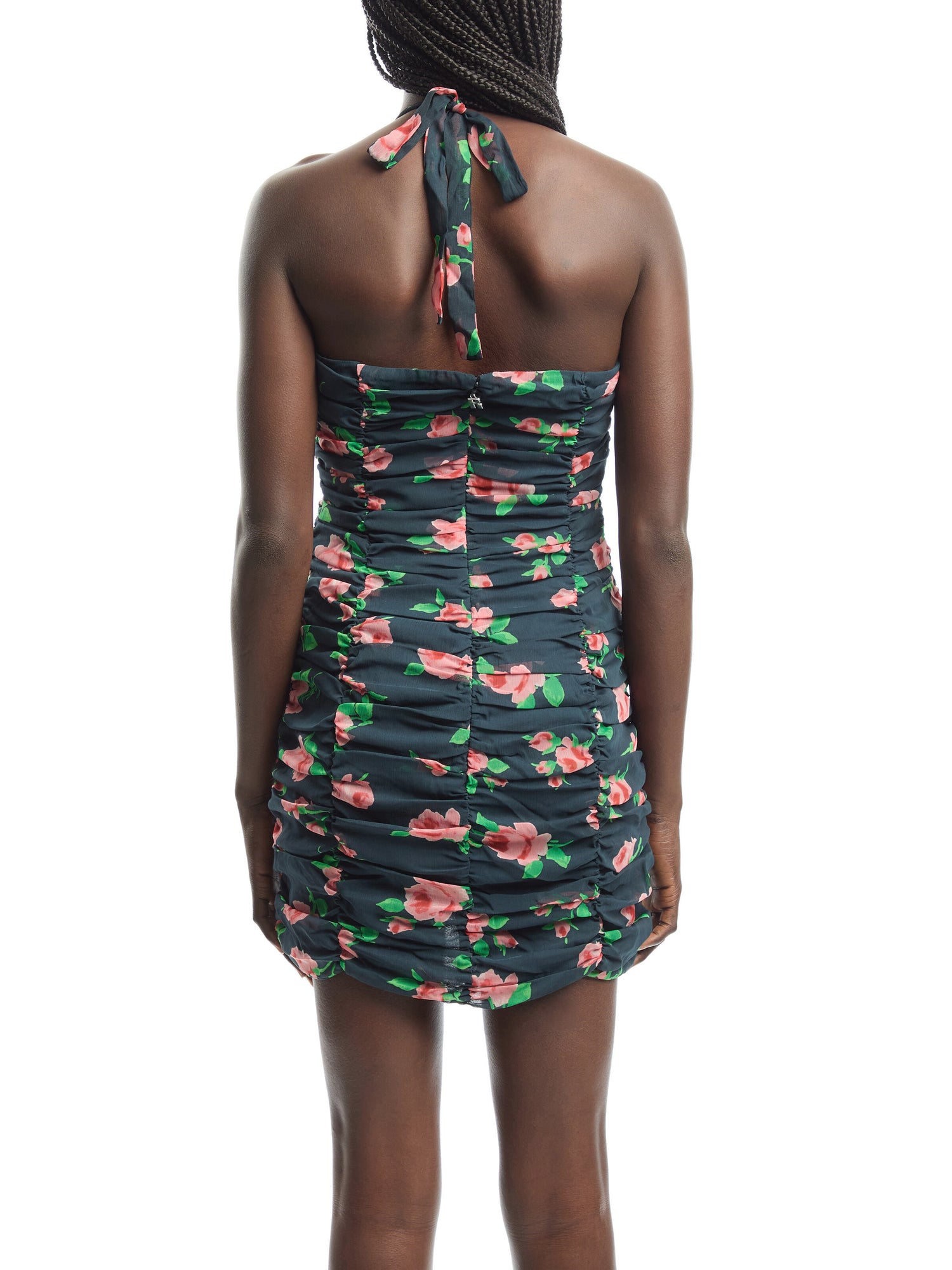 Chiffon Mini Strap Dress