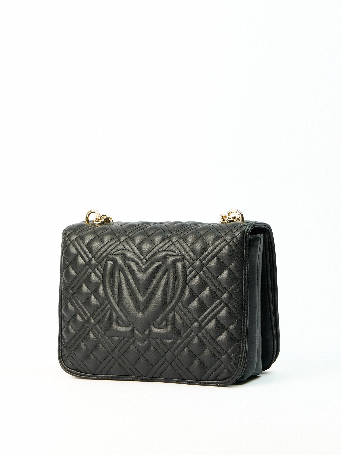 Quilted Shoulder Bag with Chain Strap