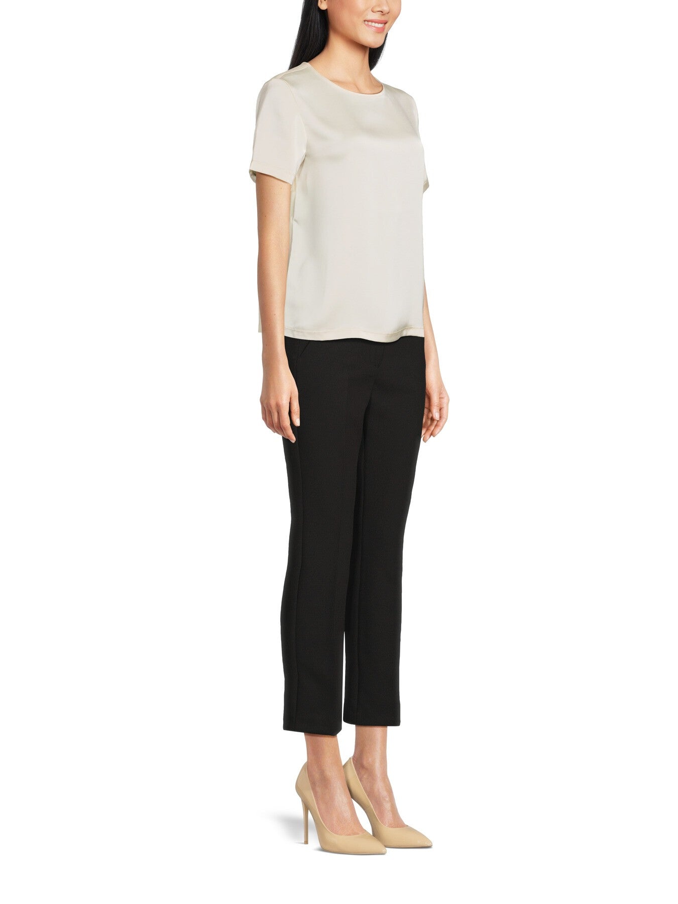 Gilbert Short Sleeve Satin T-Shirt