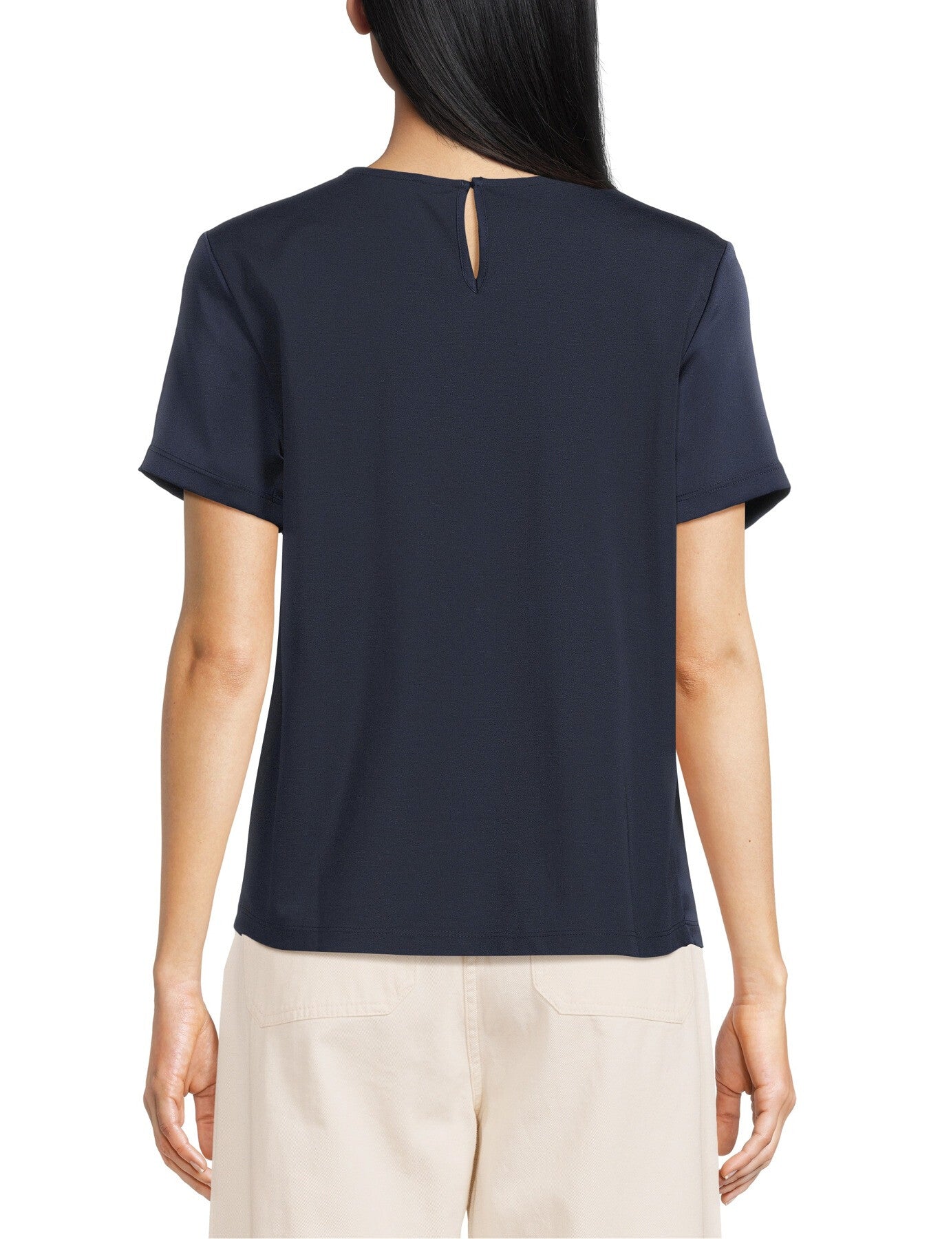 Gilbert Short Sleeve Satin T-Shirt