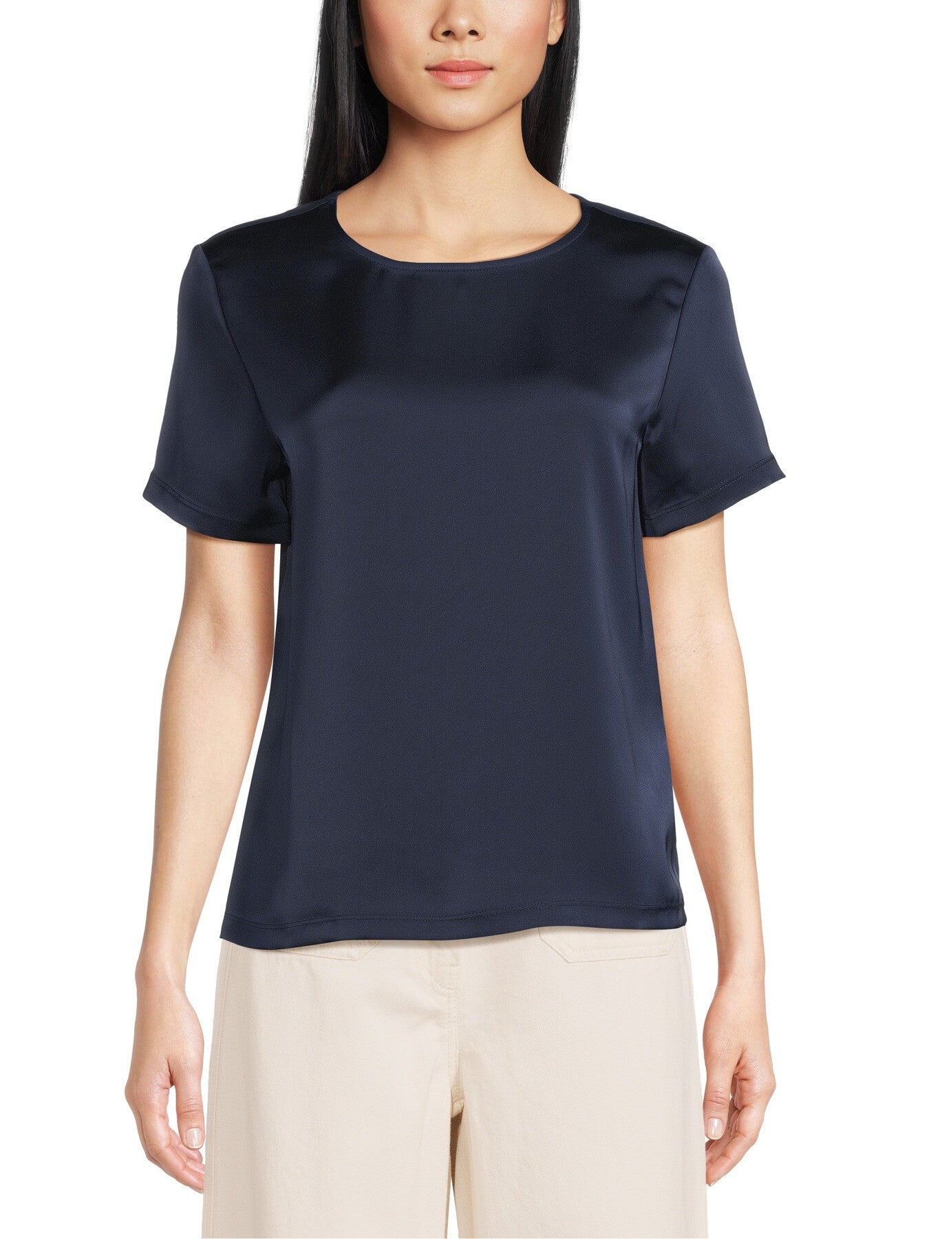 Gilbert Short Sleeve Satin T-Shirt