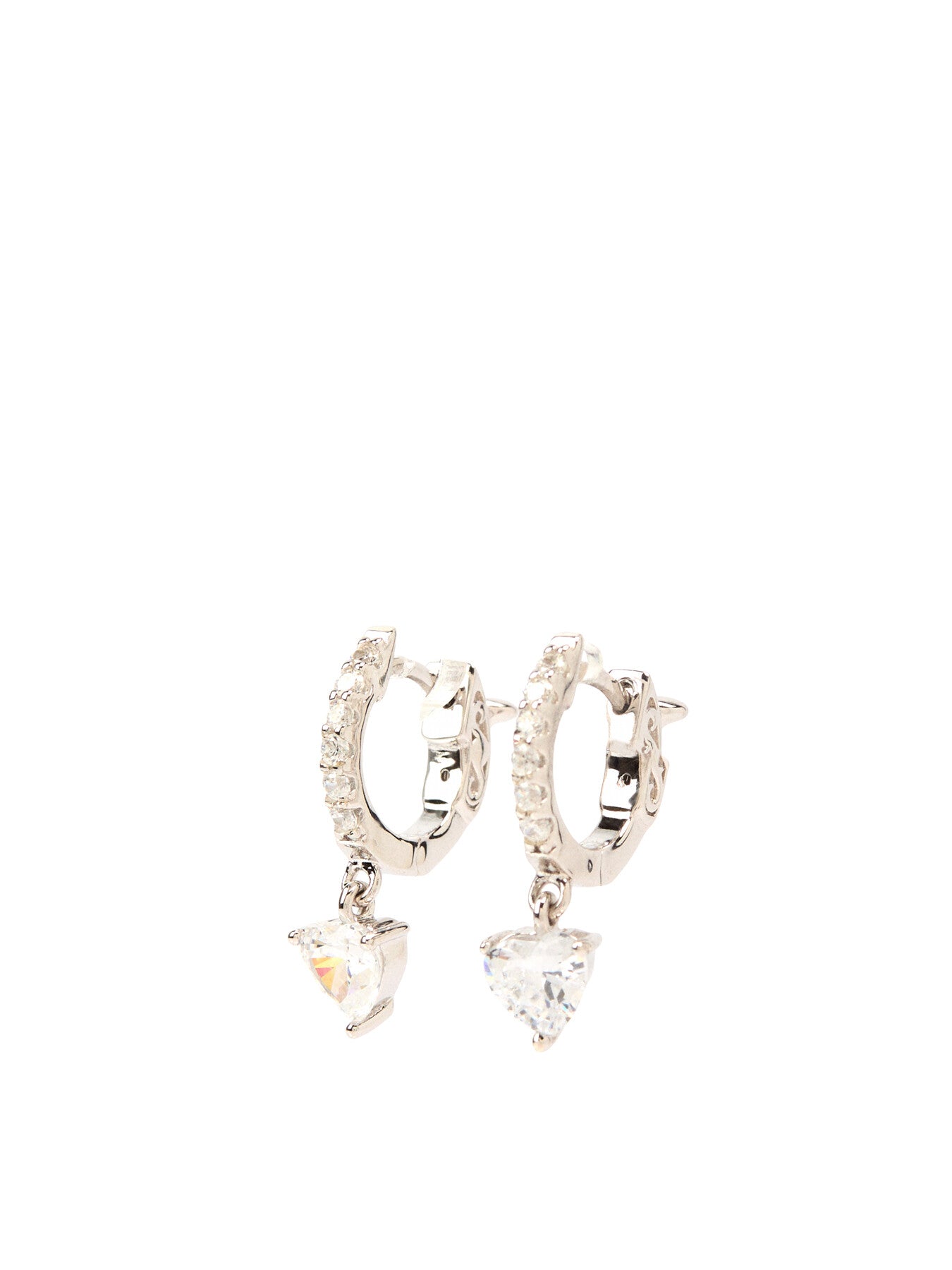 Amare Heart Hoop Earrings