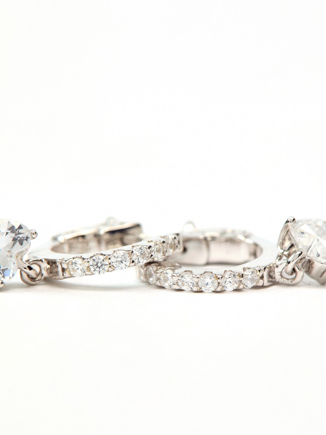 Amare Heart Hoop Earrings