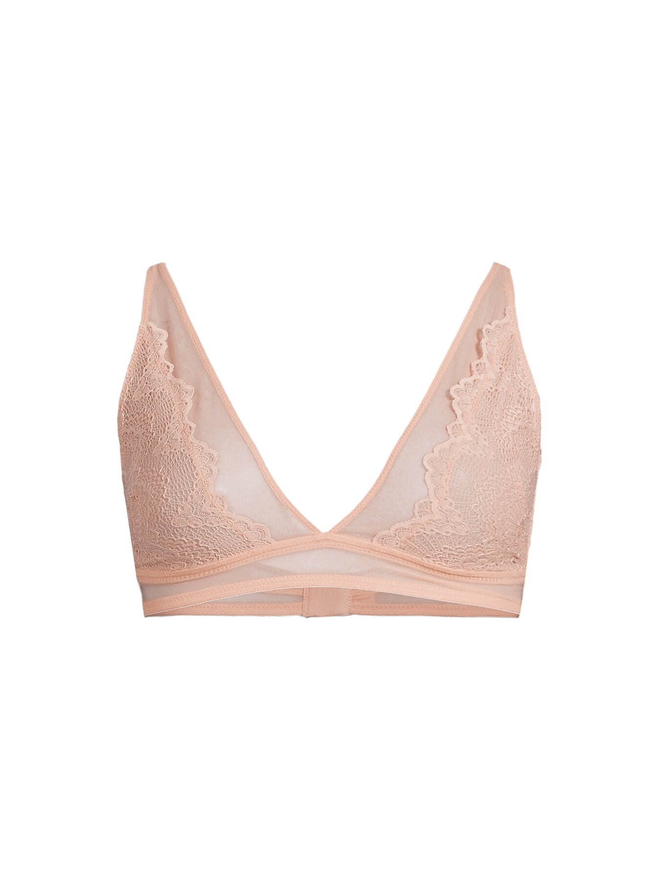 Lace Mesh Plunge Bralette