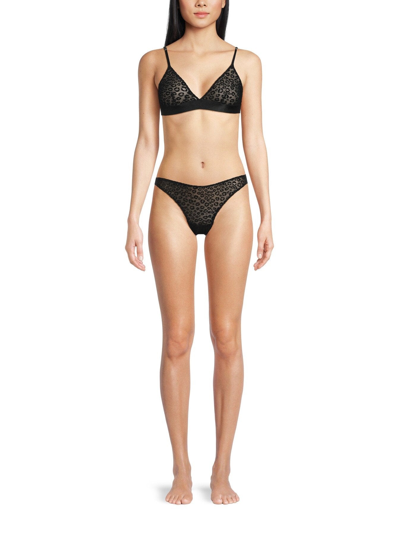 Mesh Triangle Bralette