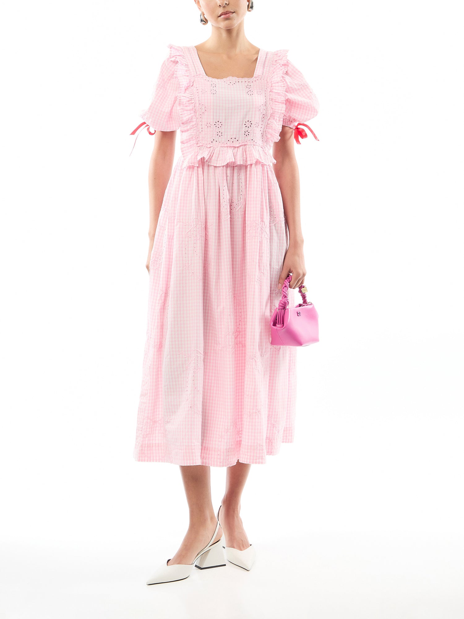 Rhea Dress Pink Gingham