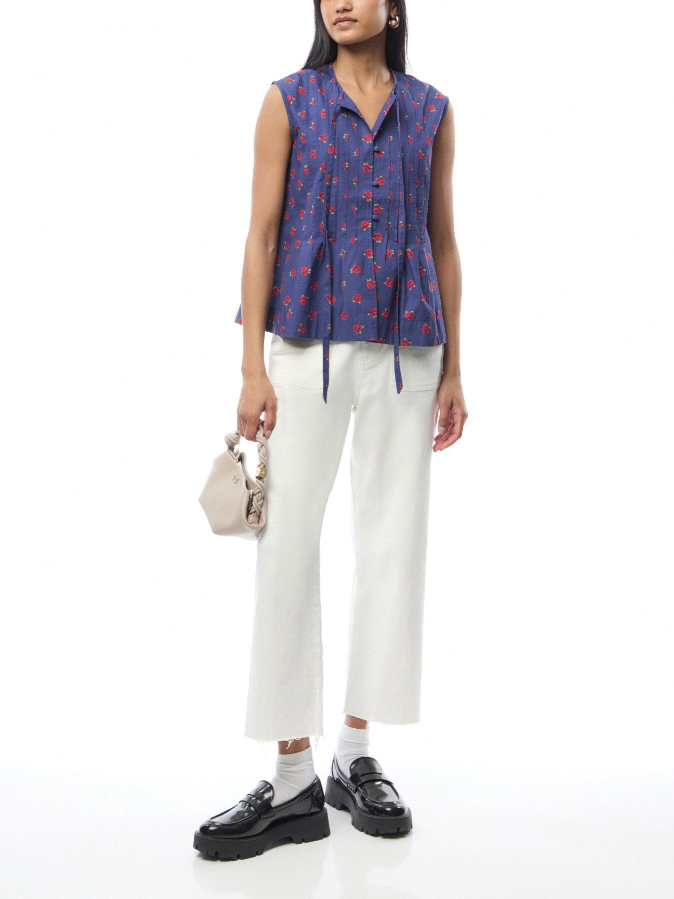 Nora Pin Tuck Blouse