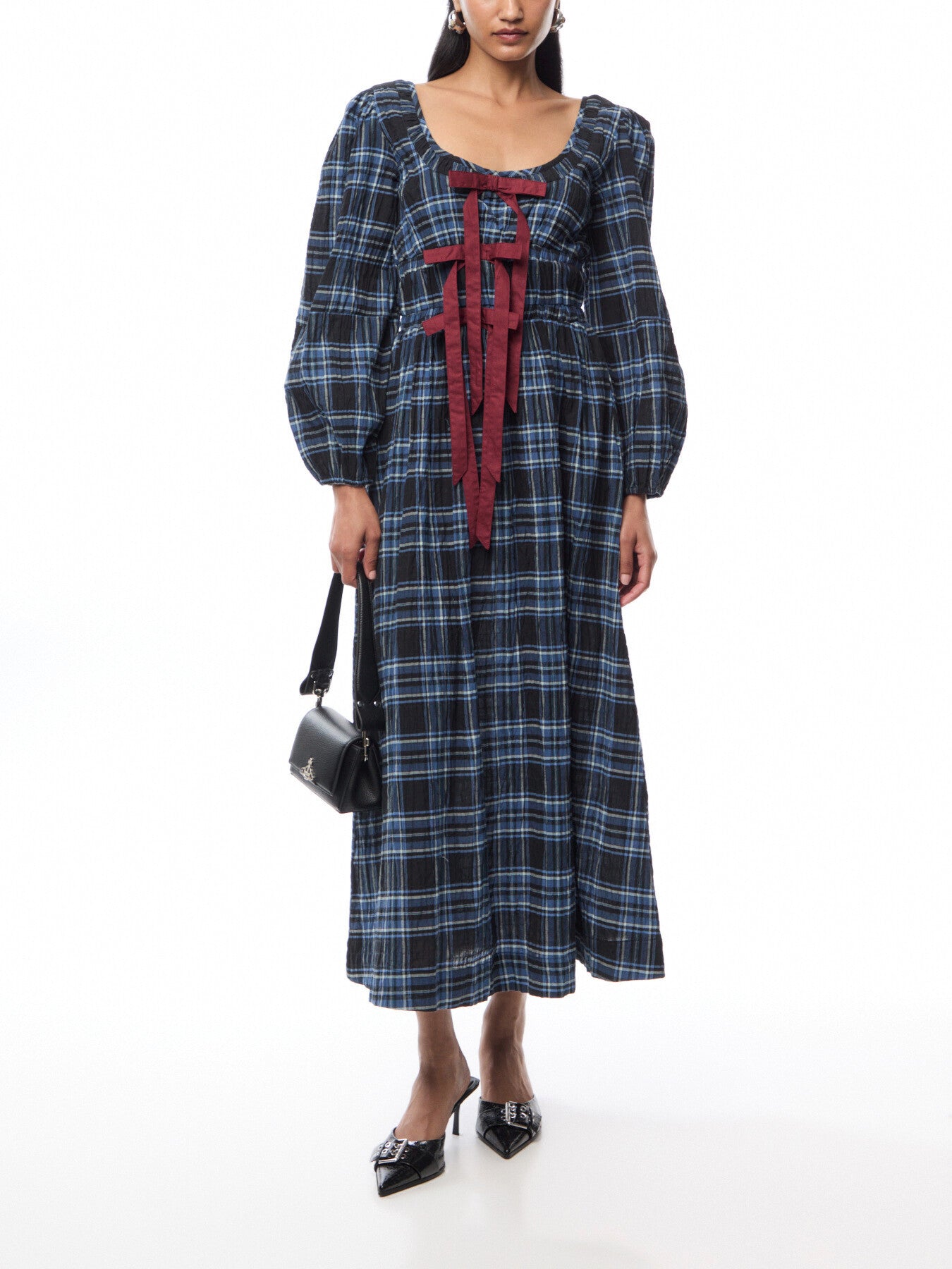 Dakota Check Midi Dress