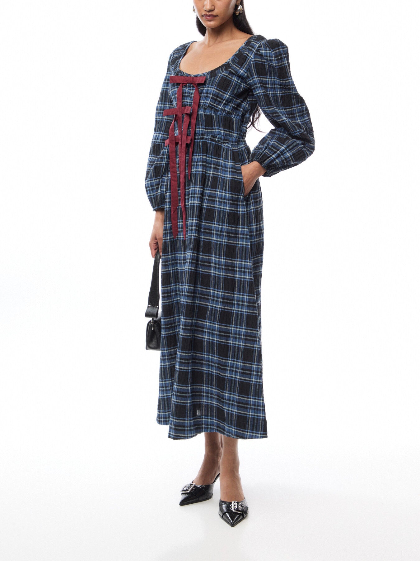 Dakota Check Midi Dress