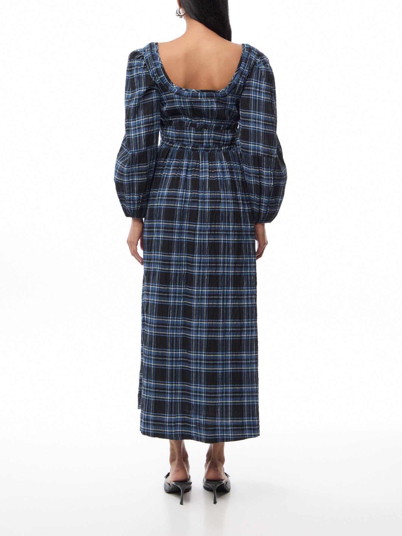 Dakota Check Midi Dress