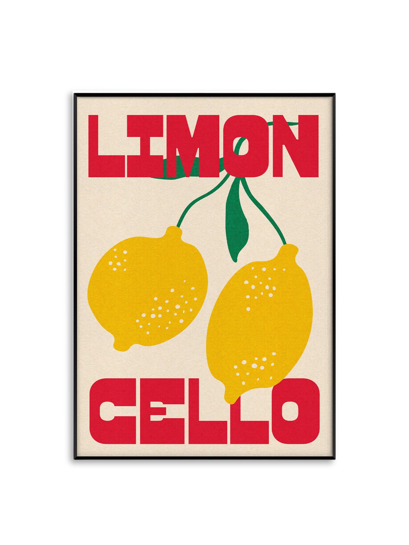 Limoncello Red A2 Print