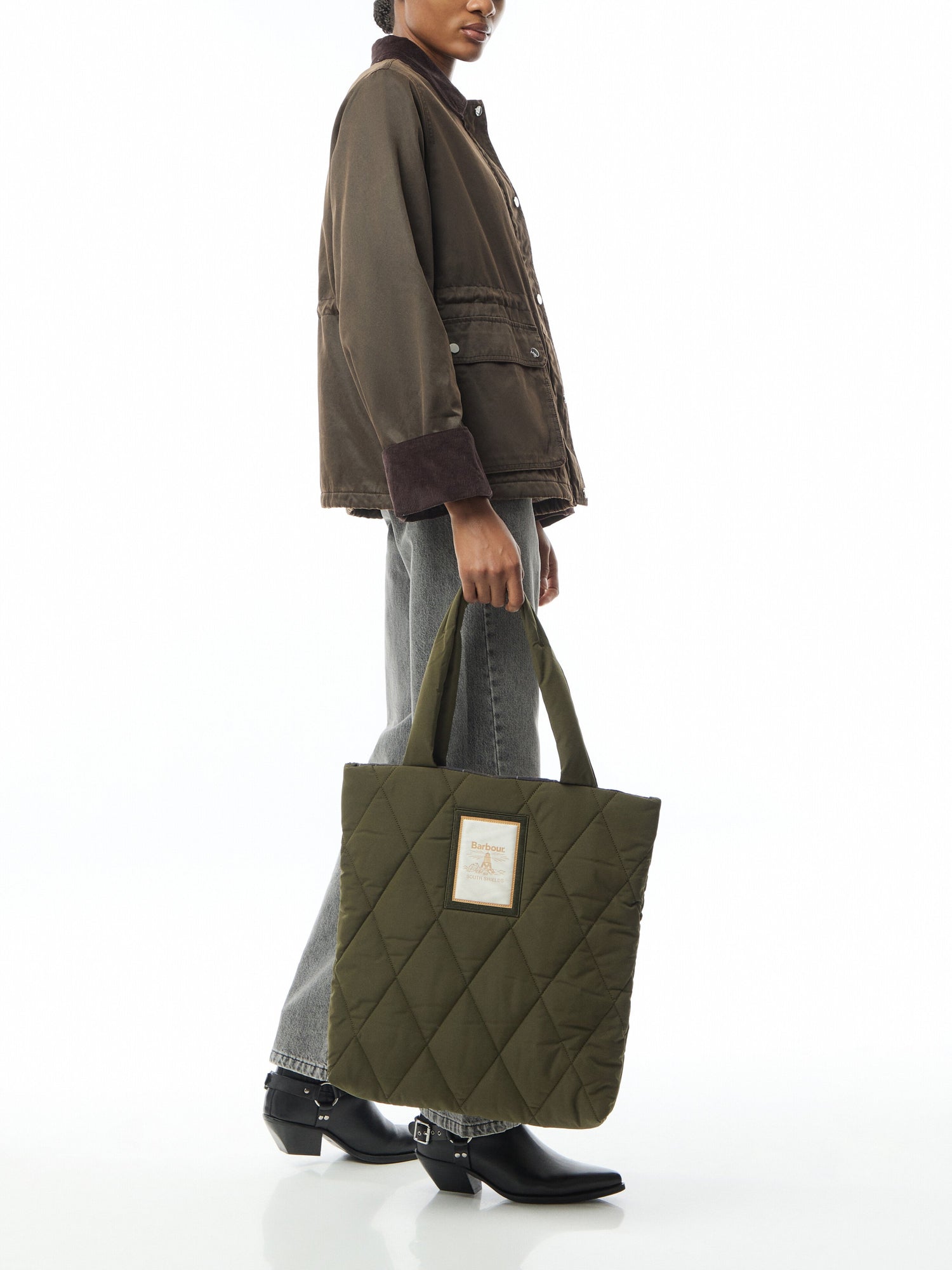 Barbour Mariah Quilted Tote Bag Fenwick