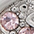Platinum/Rose Opal/Vintage Rose Crystal