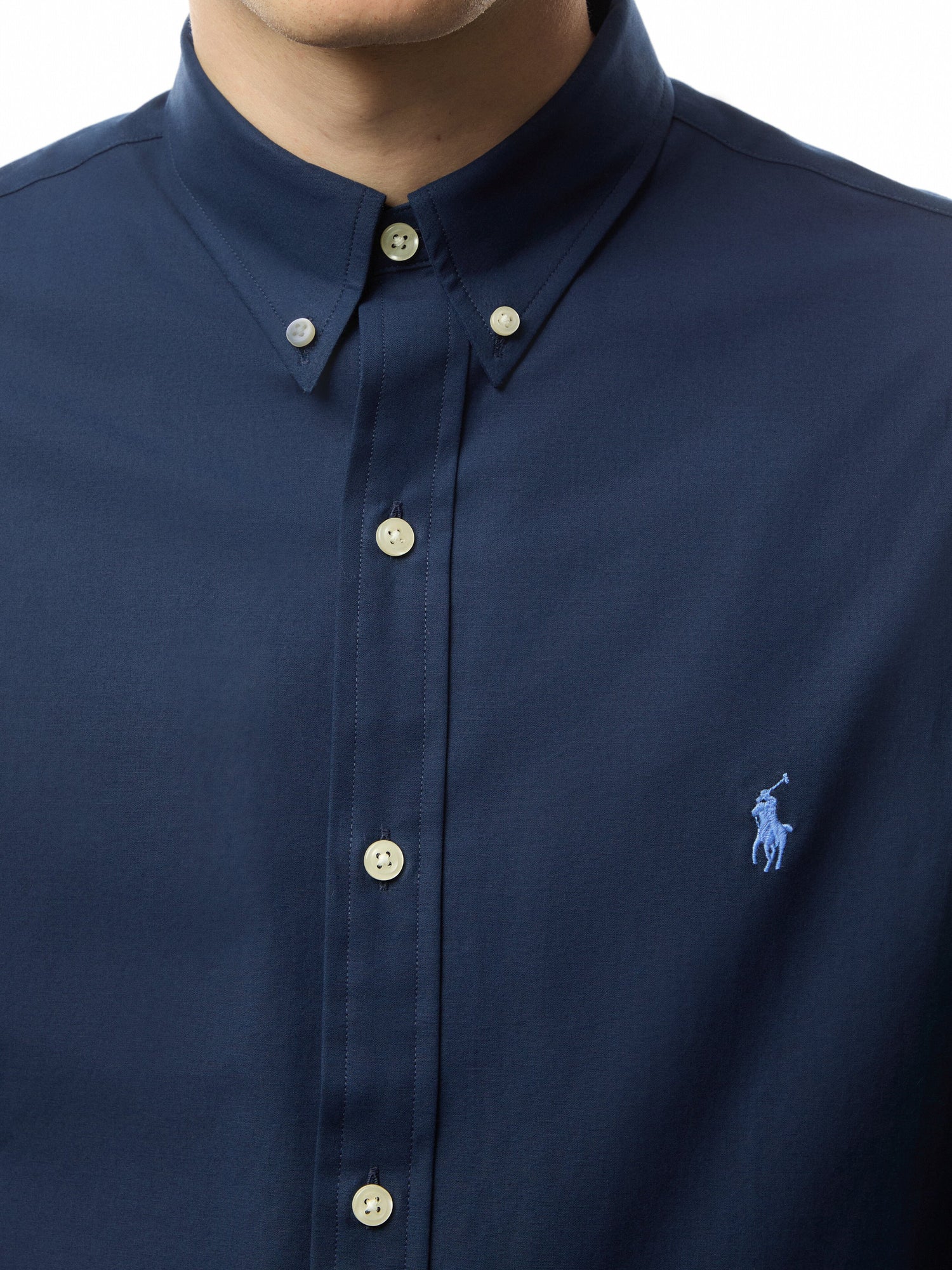 Slim Fit Stretch Poplin Shirt