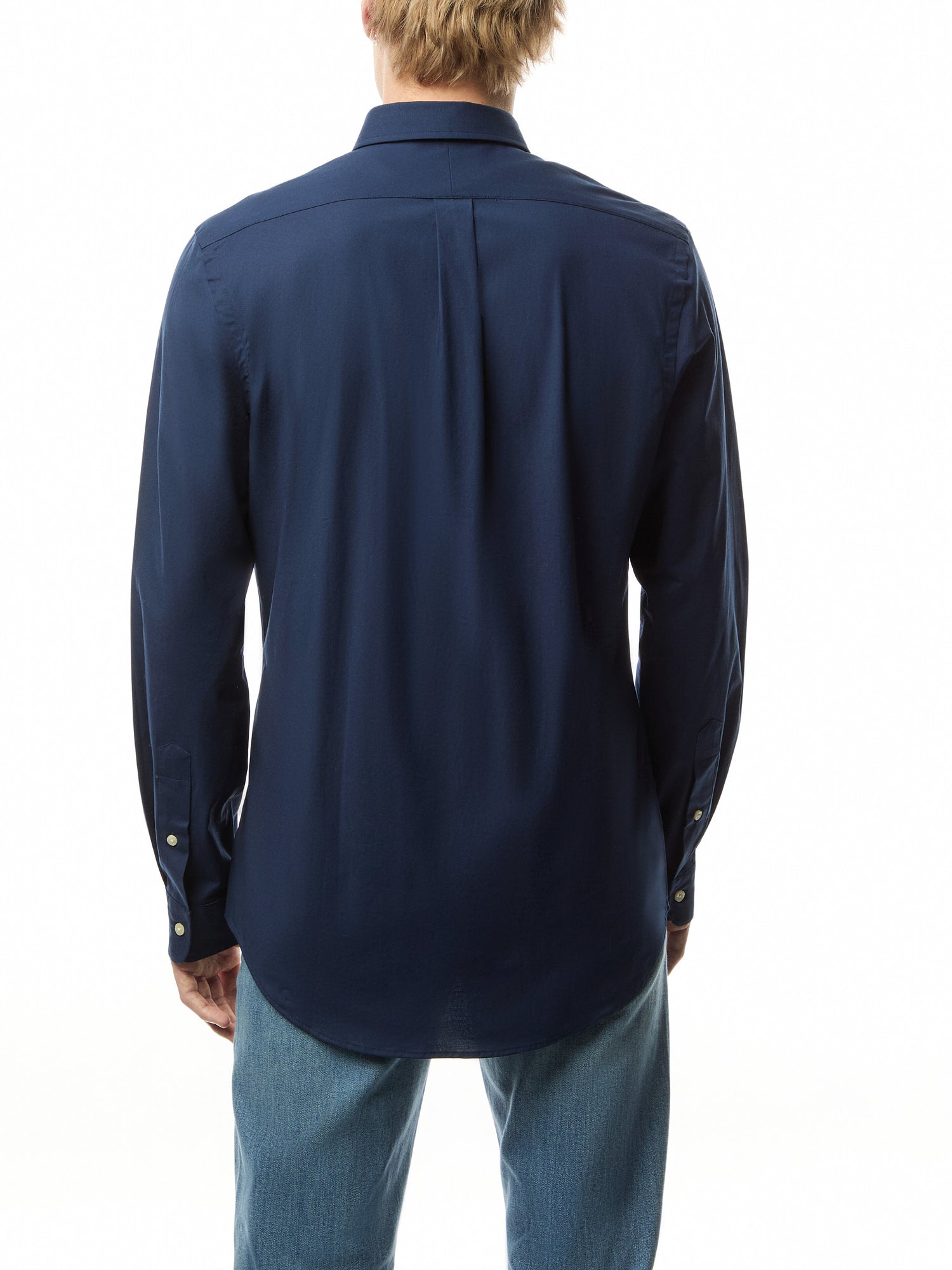 Slim Fit Stretch Poplin Shirt