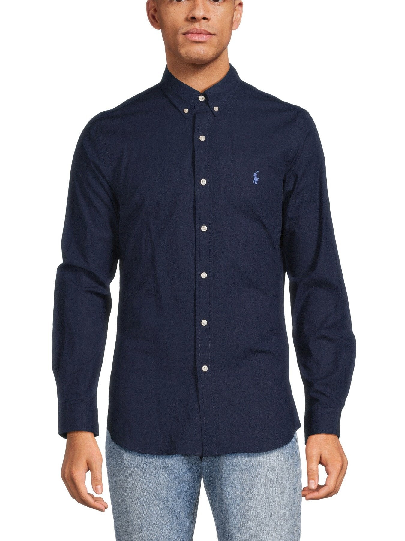 Slim Fit Stretch Poplin Shirt