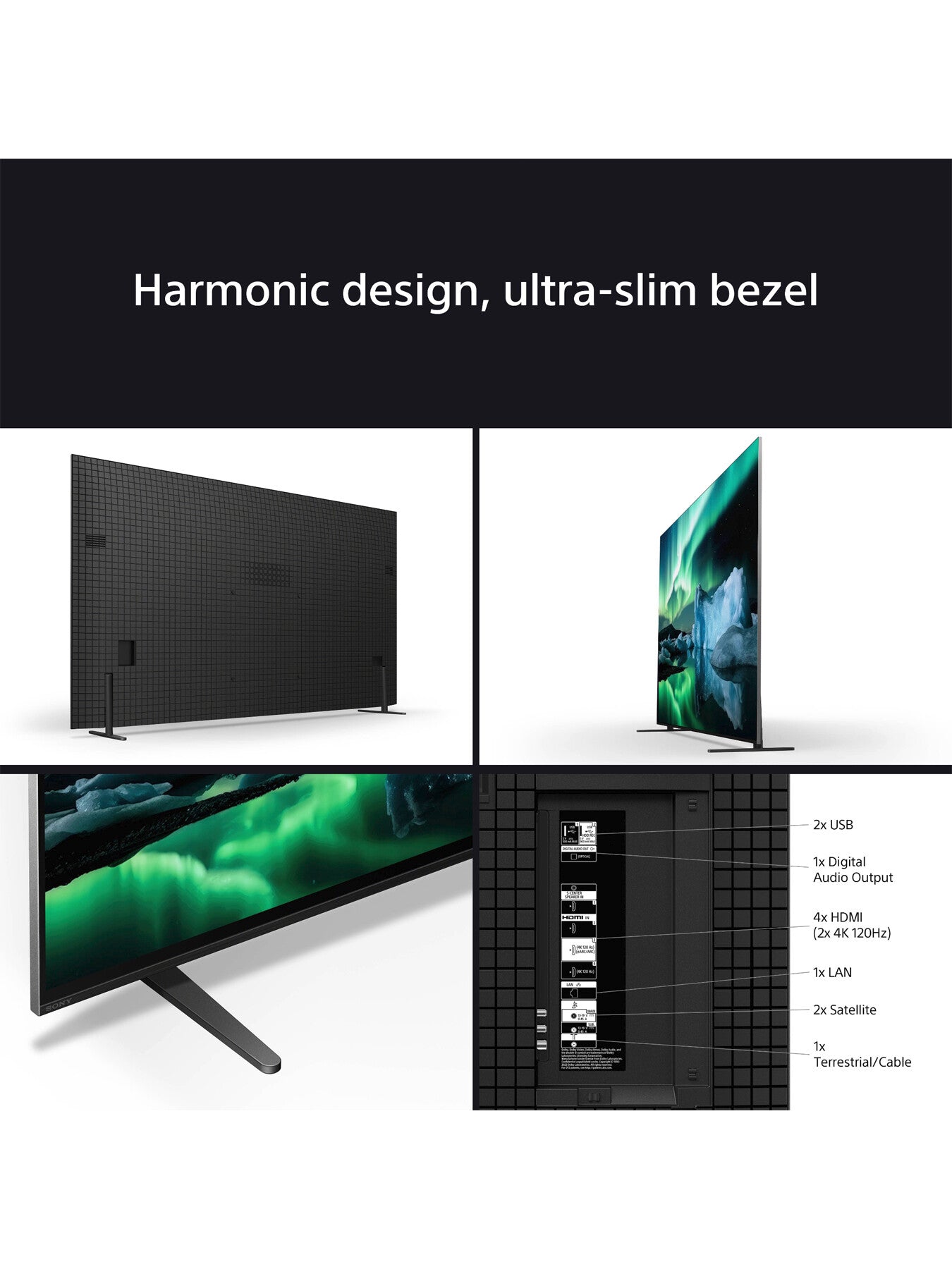 Bravia 8 K65XR80PU OLED 65 Inch 4k HDR Google Smart TV Acoustic Surface Audio Chromecast and Apple Airplay 2024