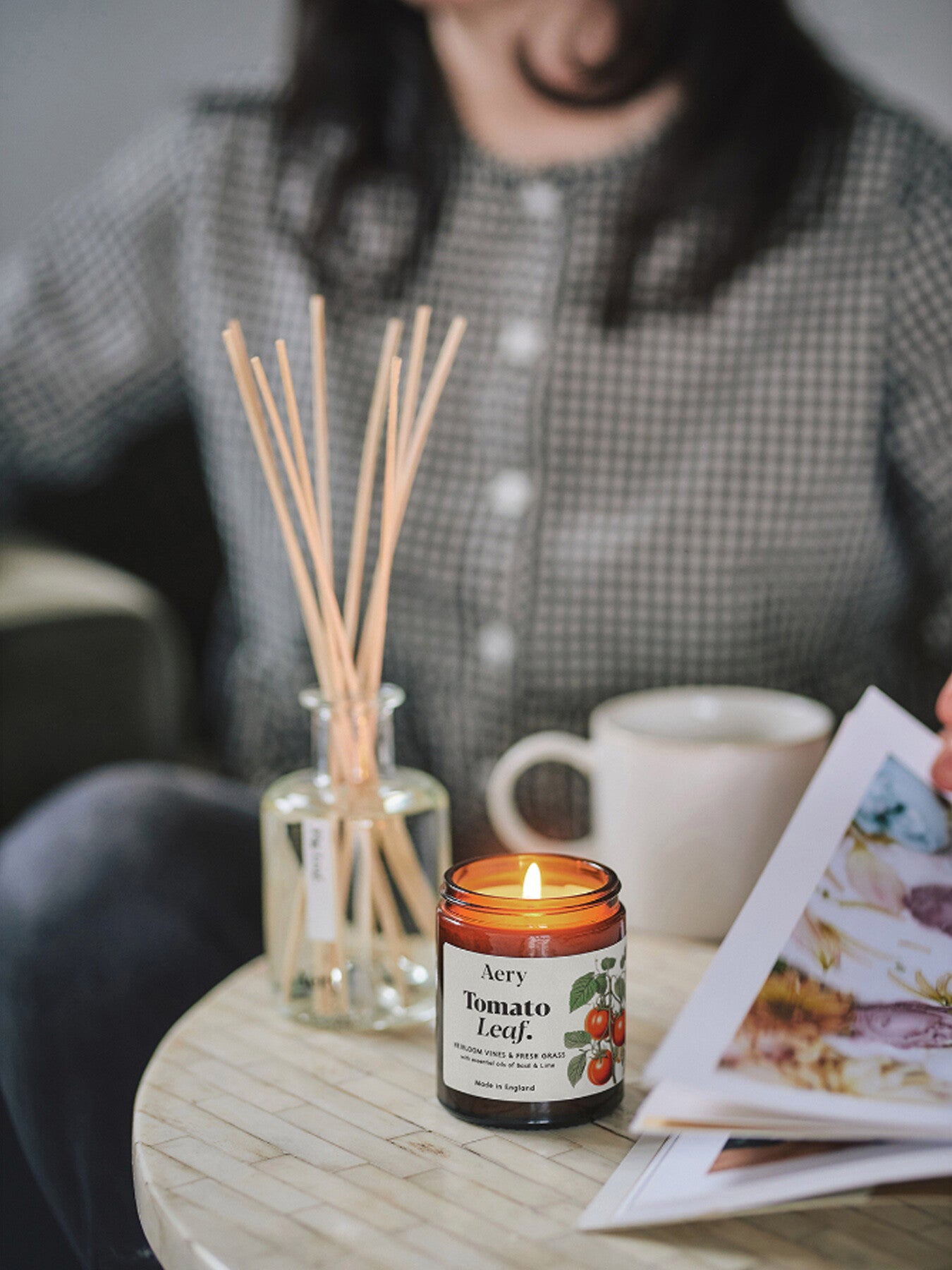 Tomato Leaf Candle 200g