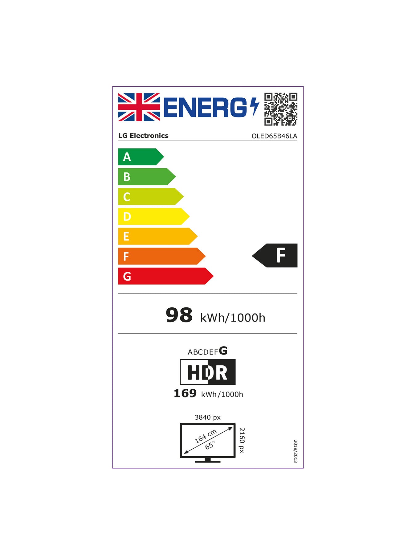 OLED B46 65 Inch 4K Smart TV 2024