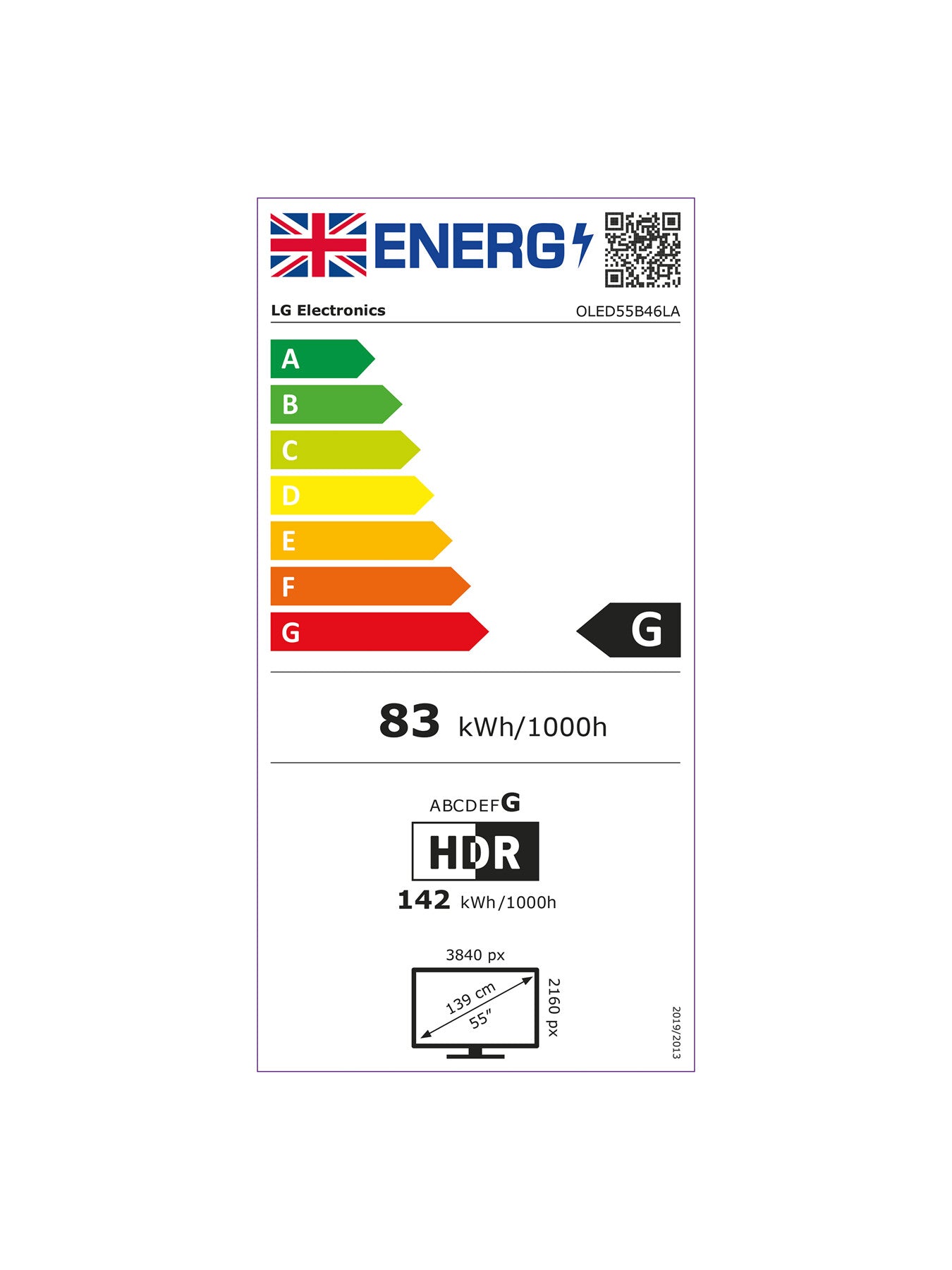 OLED B46 55 Inch 4K Smart TV 2024